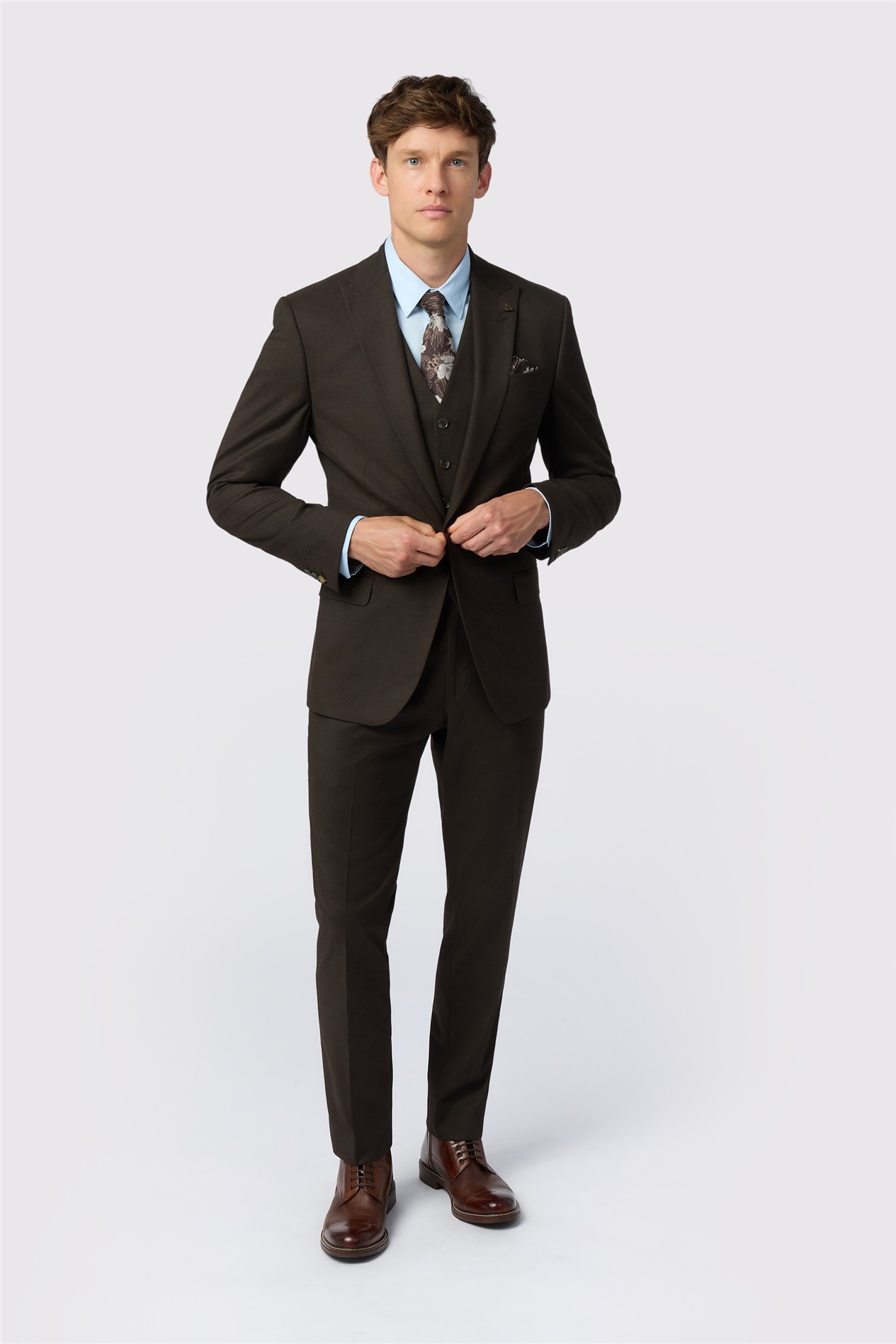 Antique Rogue Slim Fit Harley Chocolate Flannel Jacket