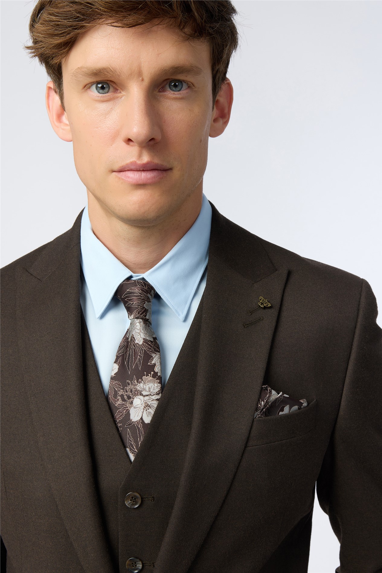 Antique Rogue Slim Fit Harley Chocolate Flannel Jacket