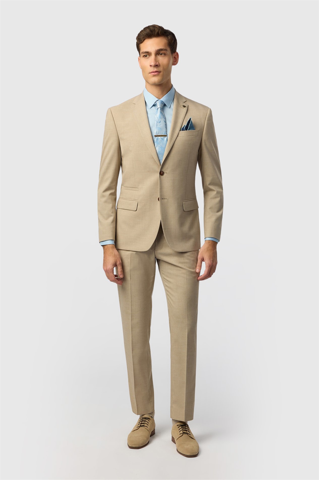 Antique Rogue Slim Fit Blake Sand Texture Jacket