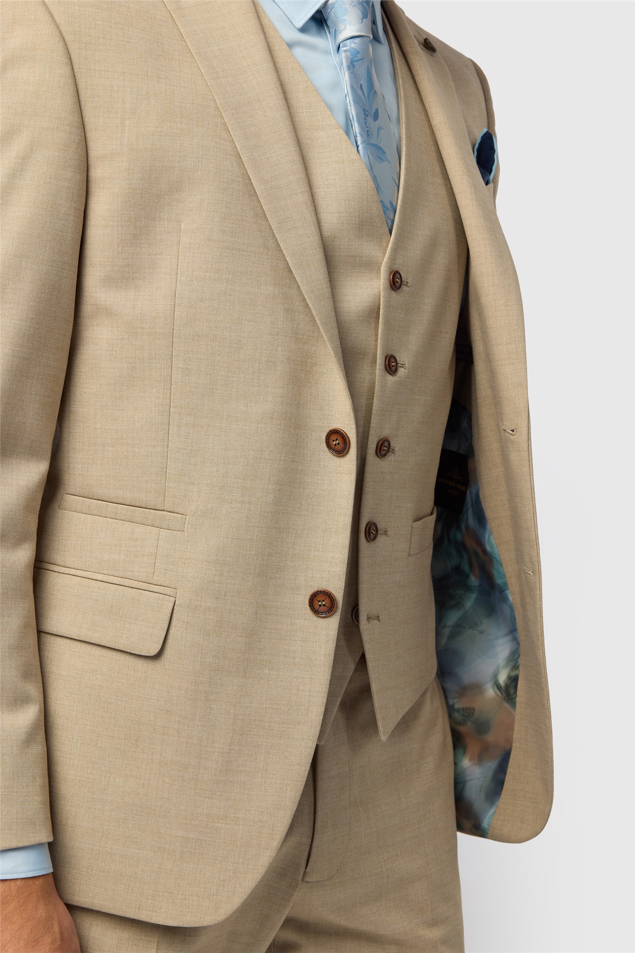 Antique Rogue Slim Fit Blake Sand Texture Jacket
