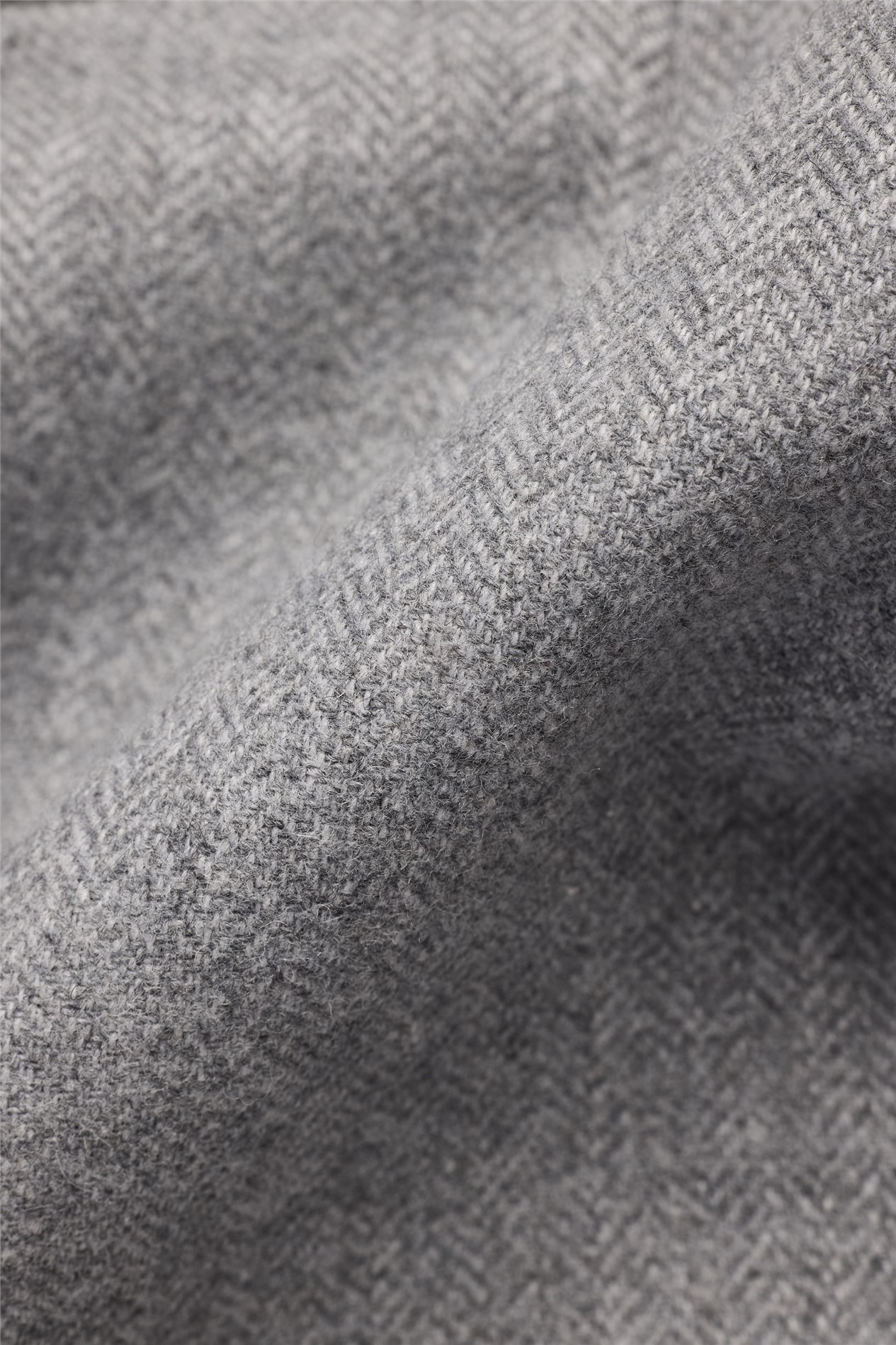 Antique Rogue Slim Fit Baxter Pale Grey Herringbone Jacket
