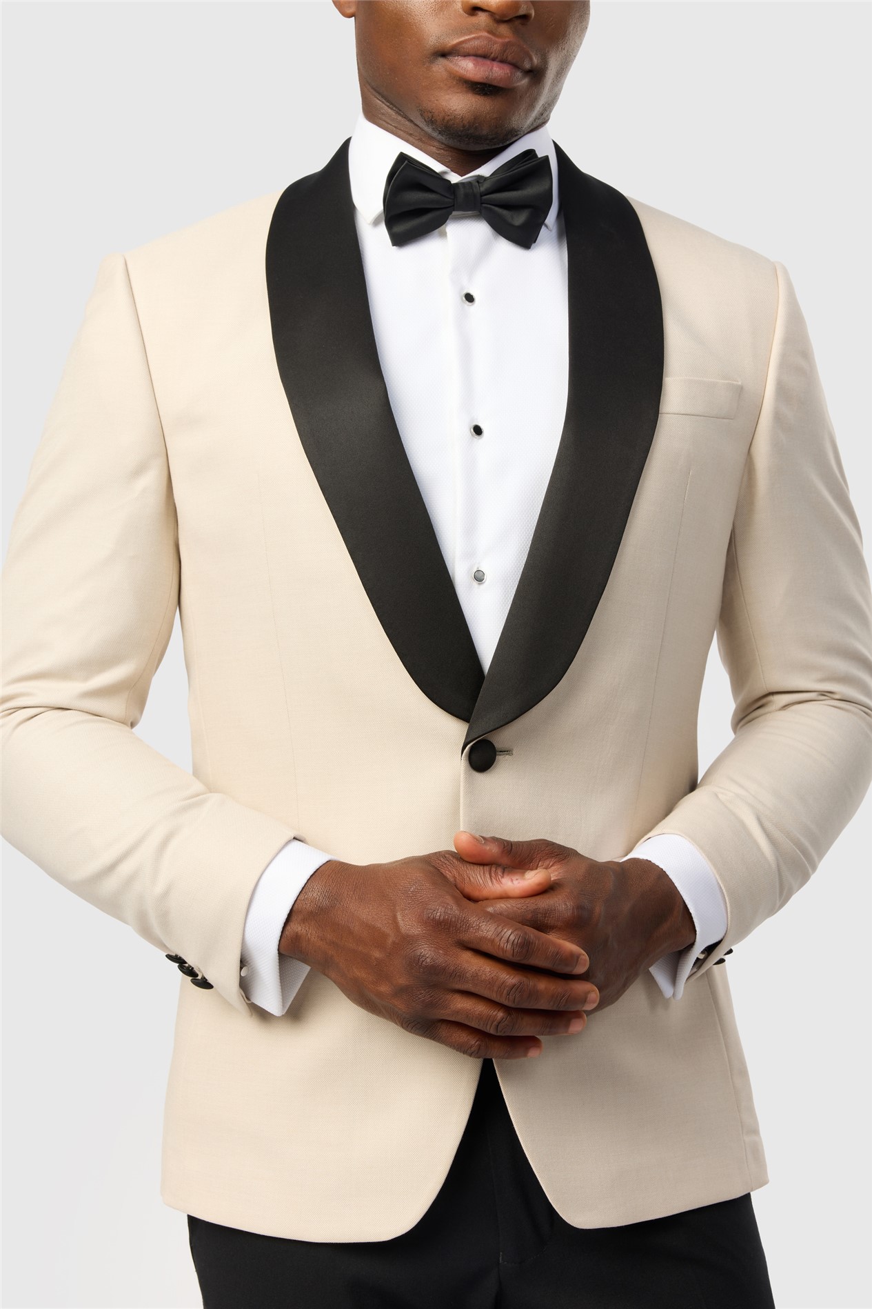 Antique Rogue Slim Fit Ecru Texture Dresswear Jacket