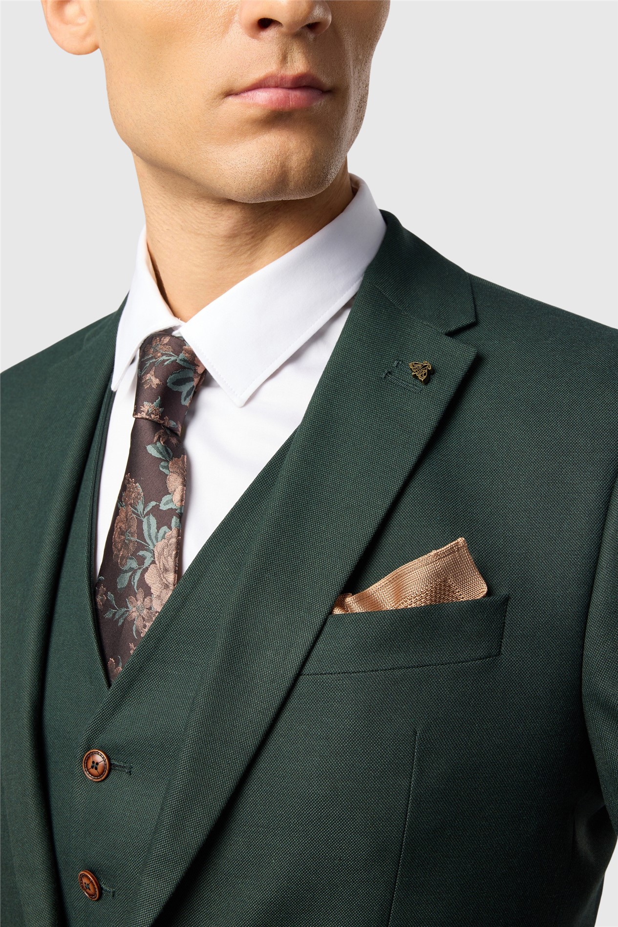 Antique Rogue Slim Fit Blake Deep Green Jacket
