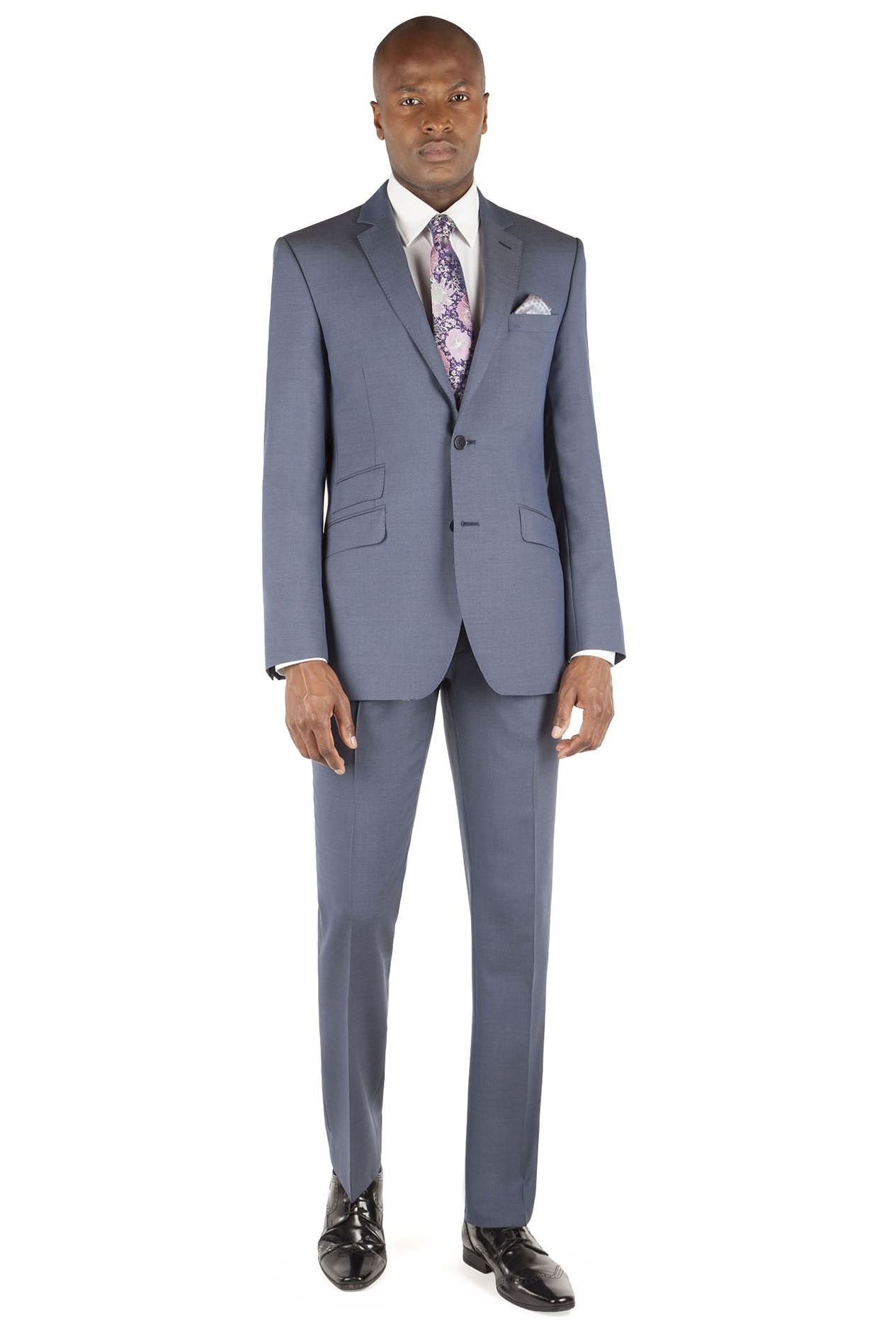 silver trouser suit