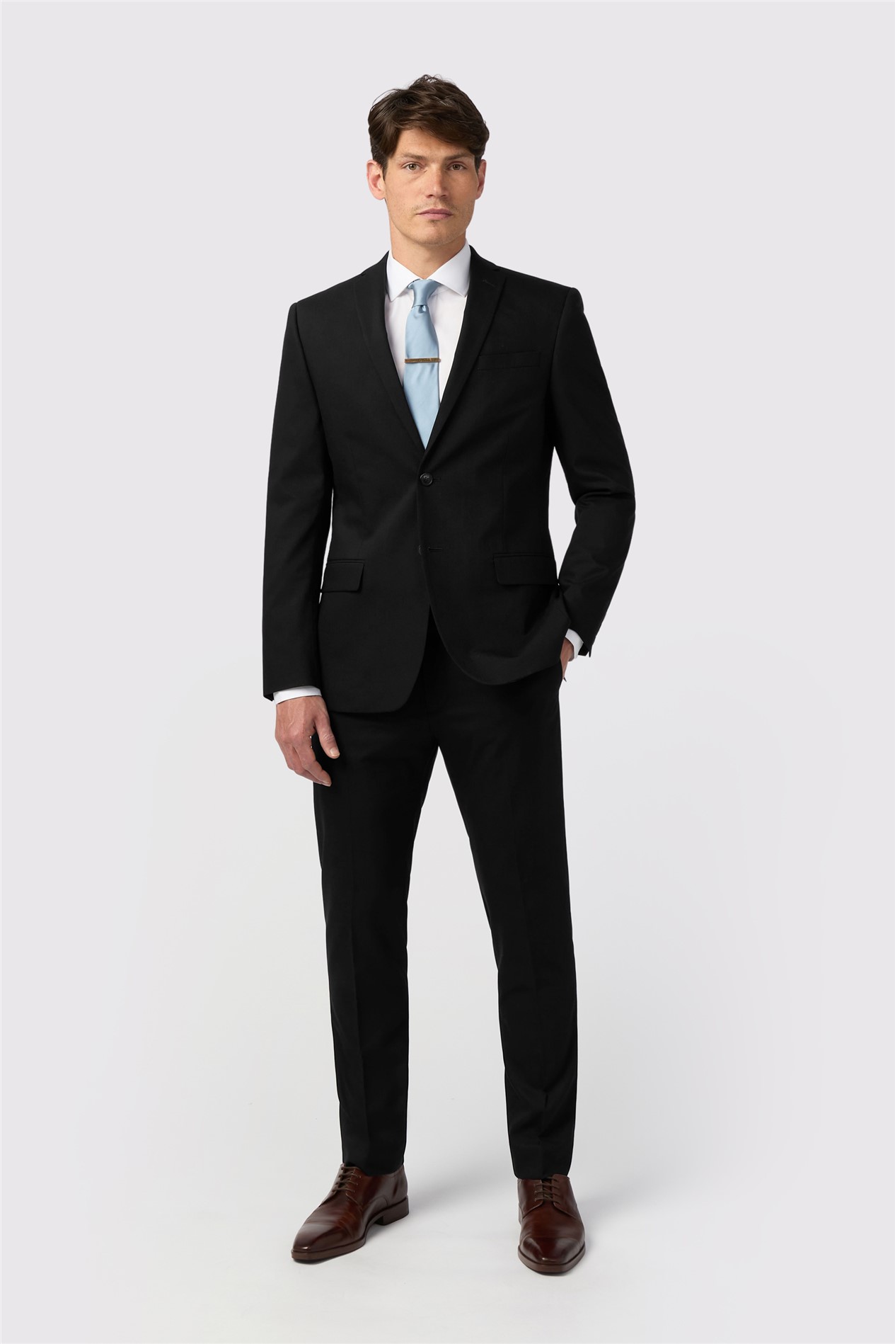 Antique Rogue Slim Fit Curtis Black Twill Jacket