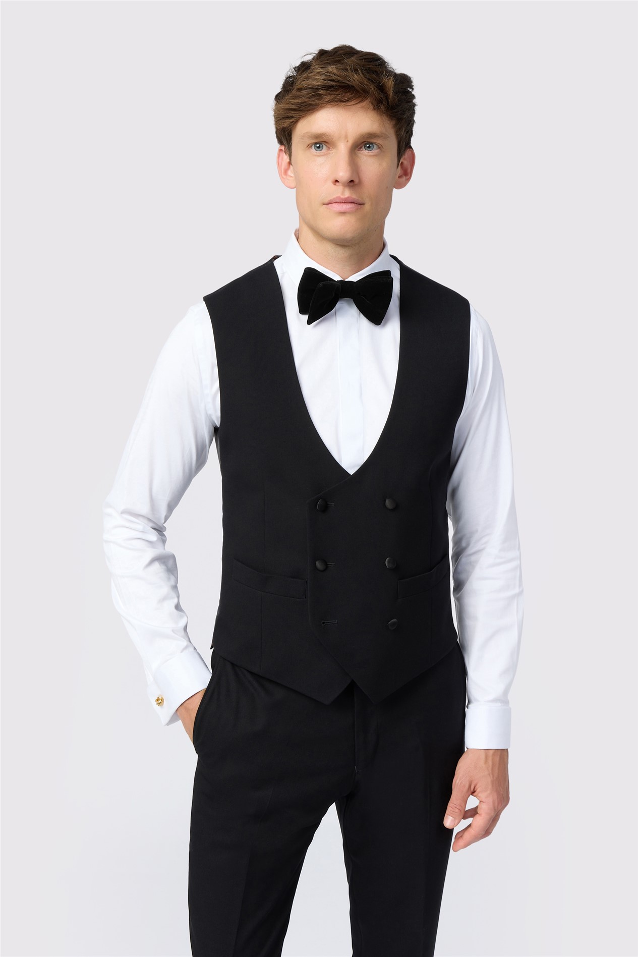 Antique Rogue Slim Fit Huxley Dinner Waistcoat