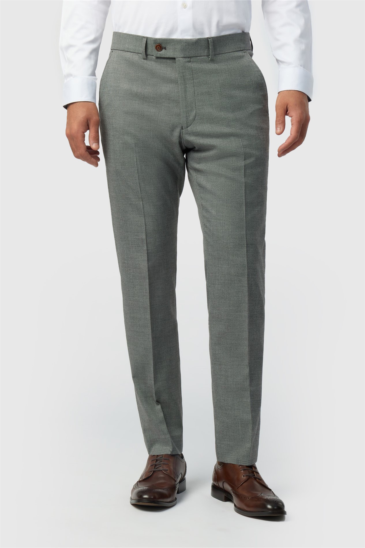 Antique Rogue Regular Fit Blake Grey Texture Trouser
