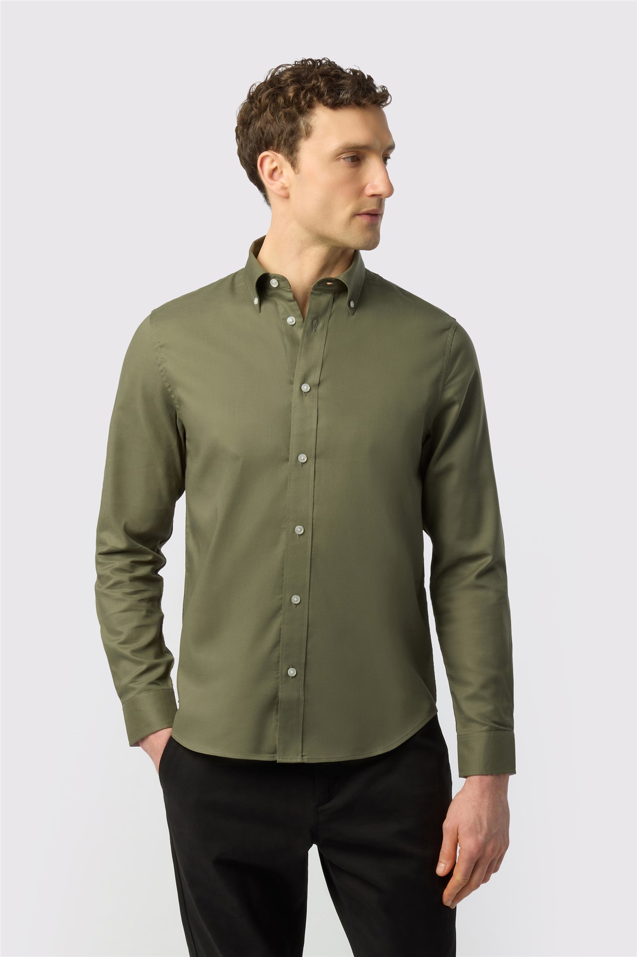 Ted Baker Olive Oxford Shirt