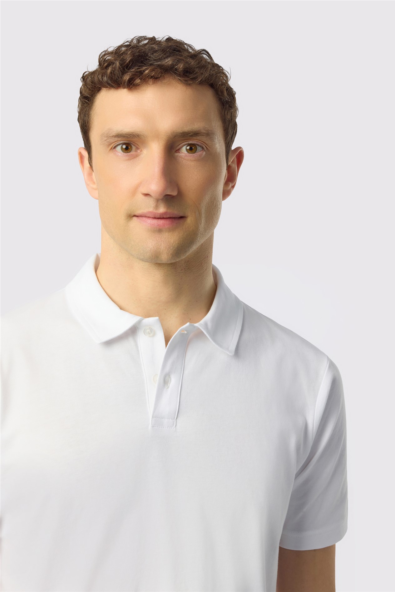 Ted Baker White Cotton Polo