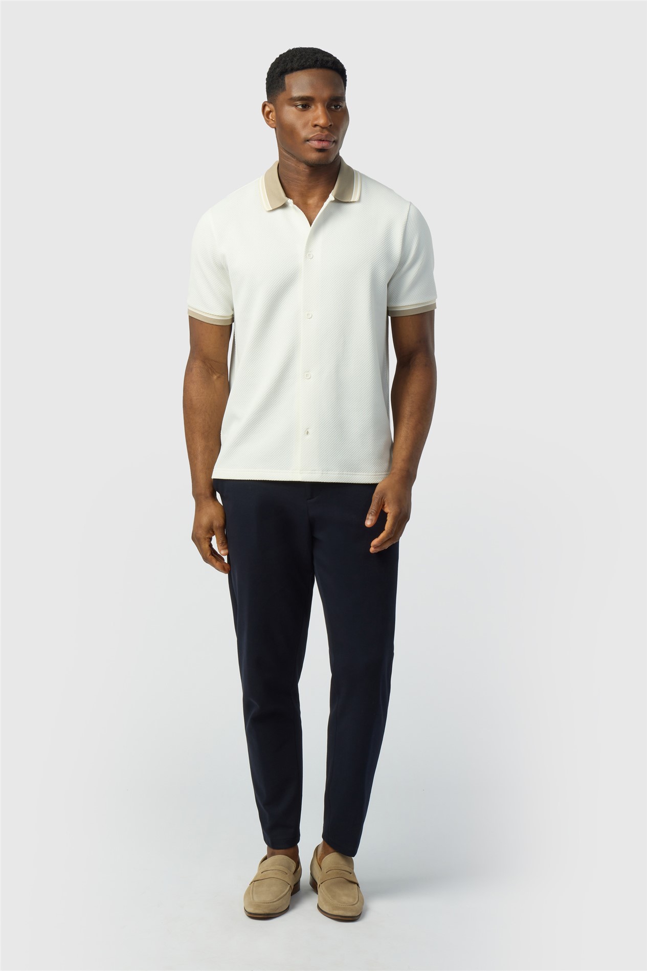 Ted Baker Ivory Textured Shirt