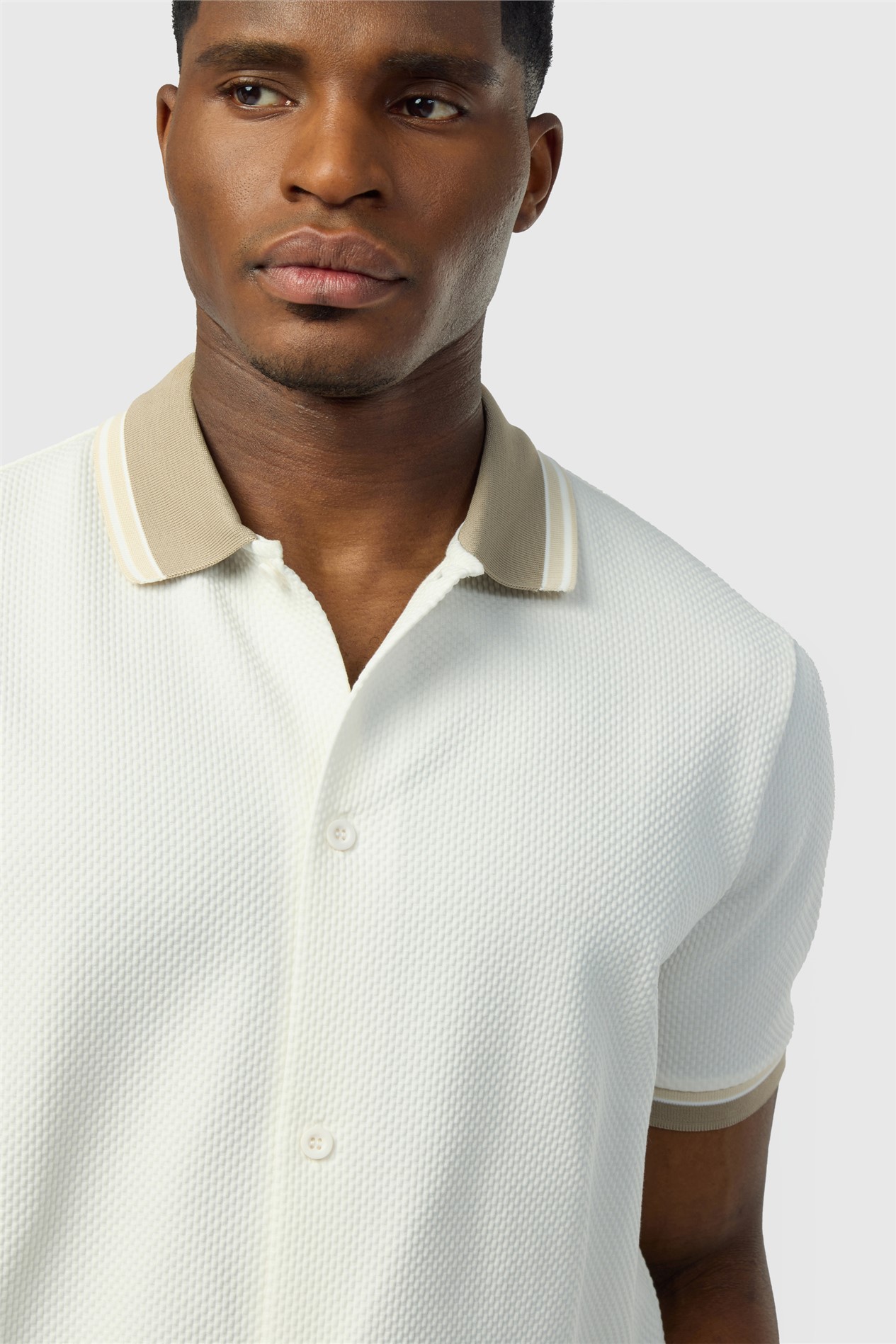 Ted Baker Ivory Textured Shirt