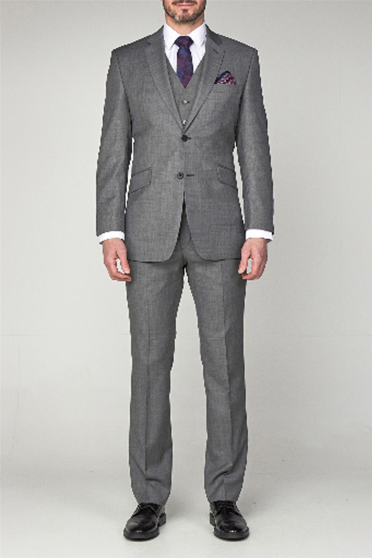 Scott by The Label Grey Pick and Pick Trousers