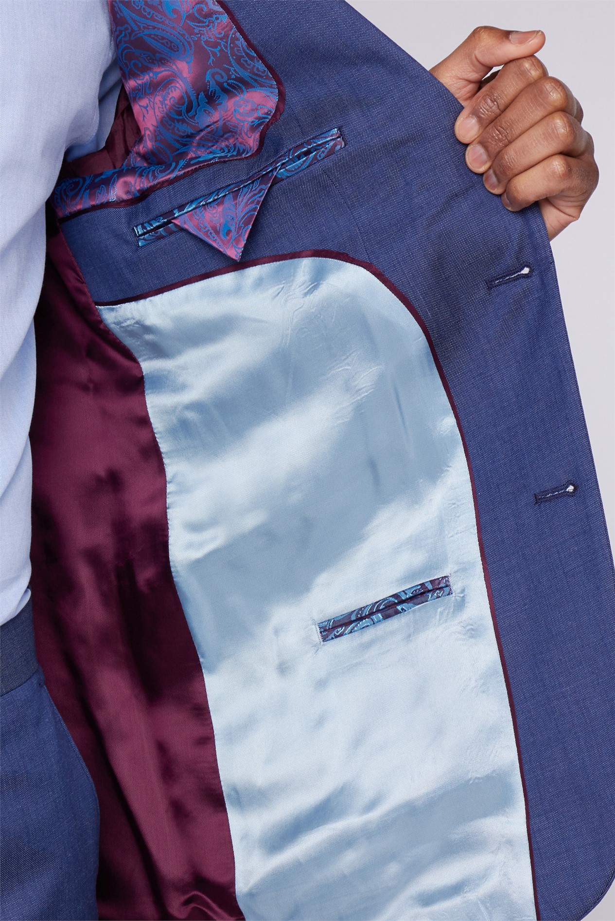Scott by The Label Navy Pindot Jacket