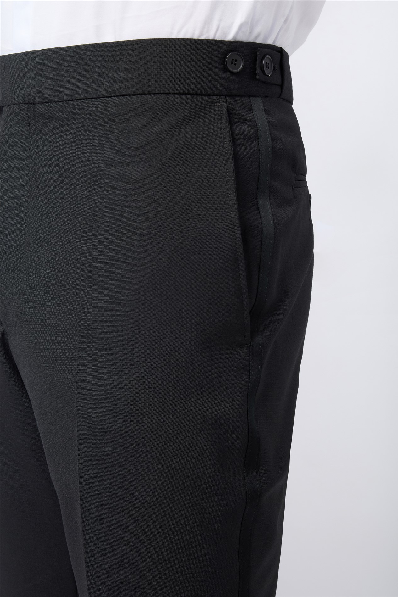 Alexandre Regular Fit Ellerton Black Trousers
