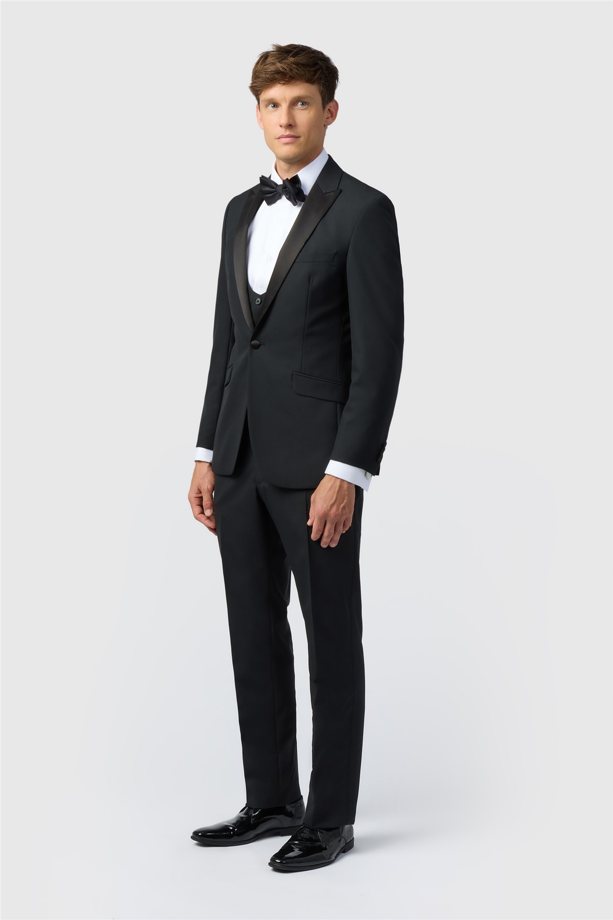 Alexandre Slim Fit Ellerton Black Jacket