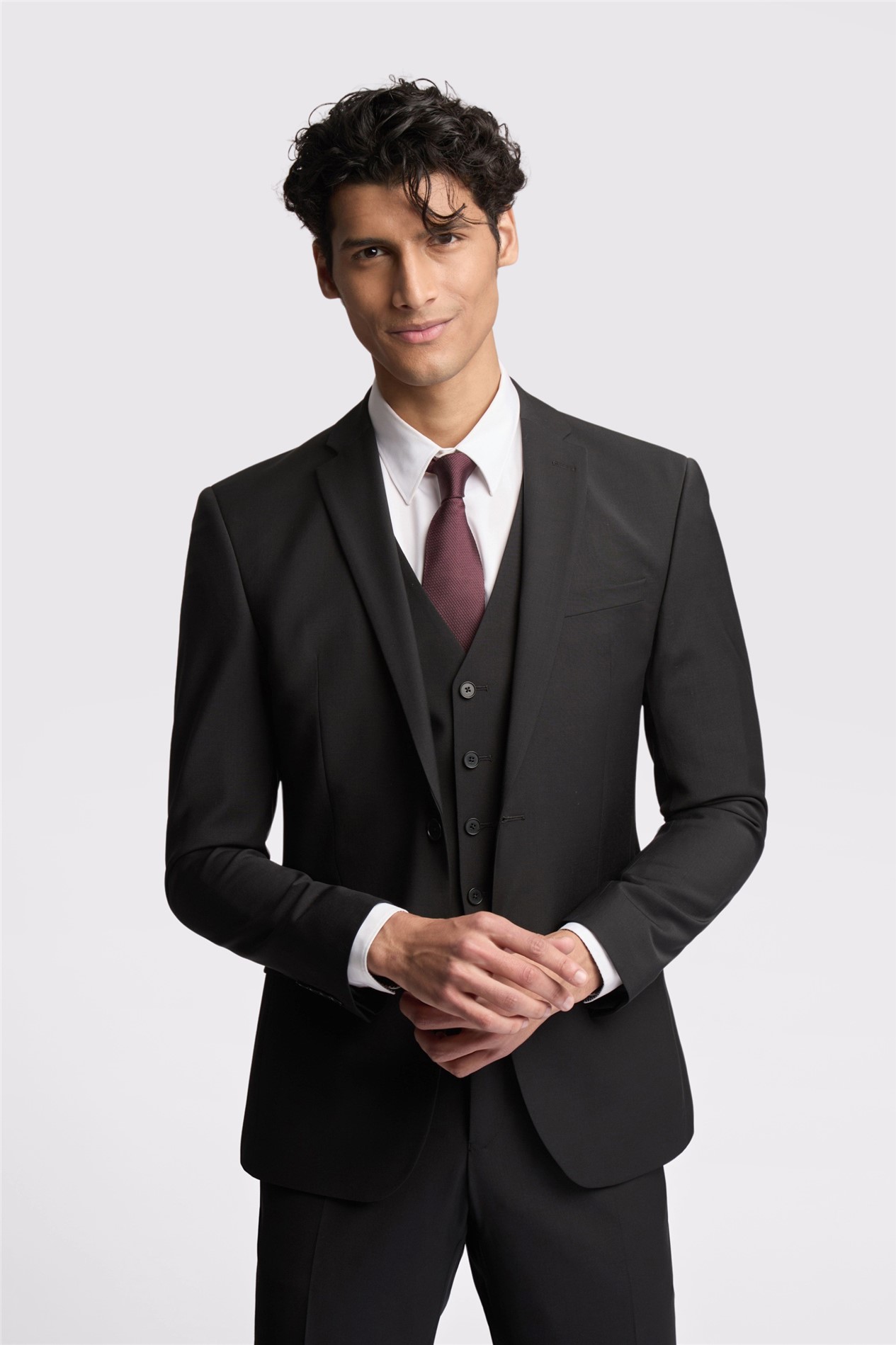 Ted Baker Slim Fit Black Panama Jacket