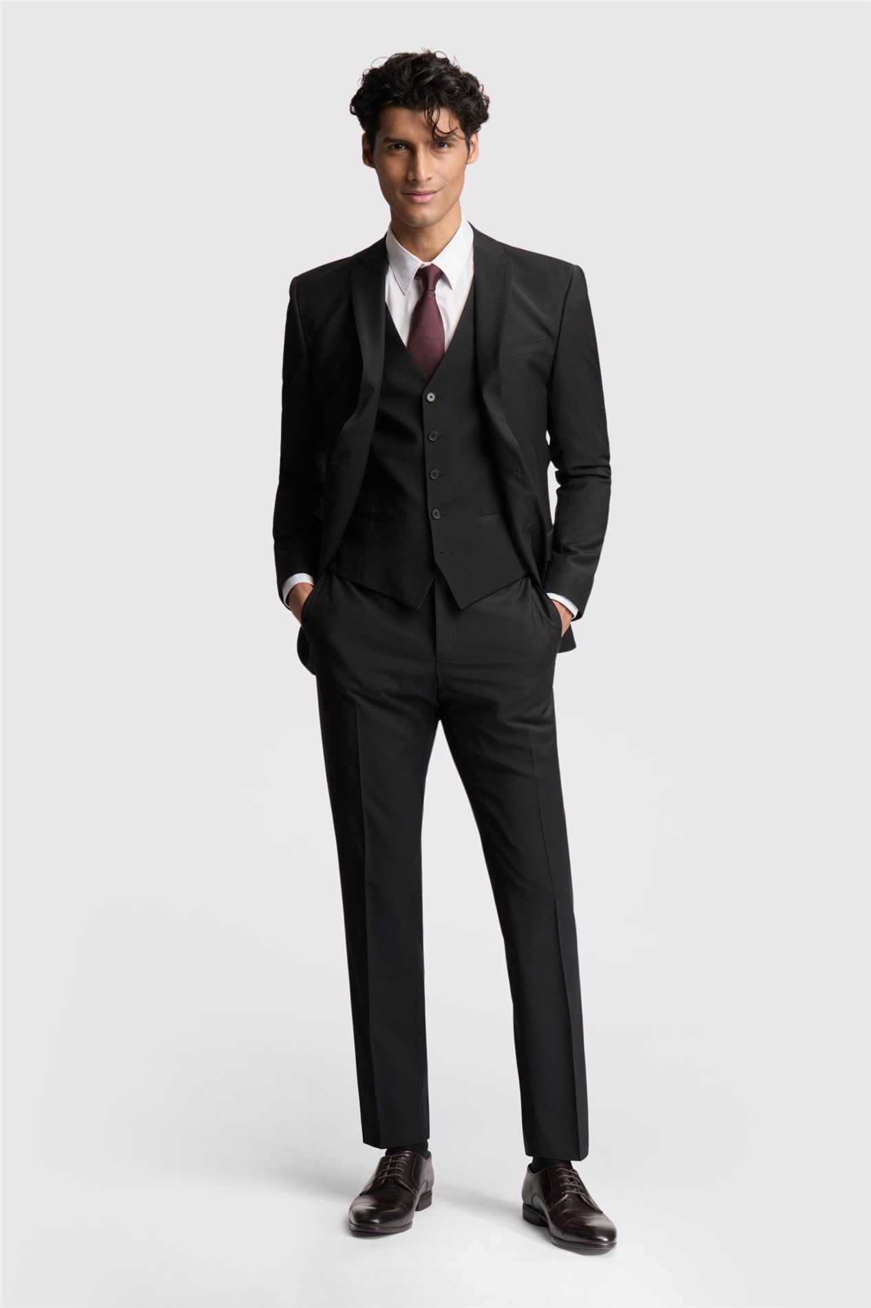 Ted Baker Slim Fit Black Panama Jacket