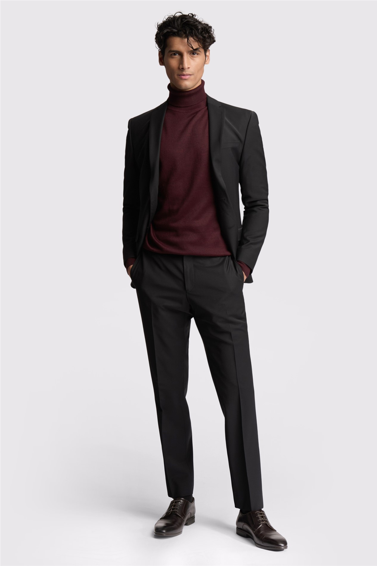 Ted Baker Slim Fit Black Panama Jacket