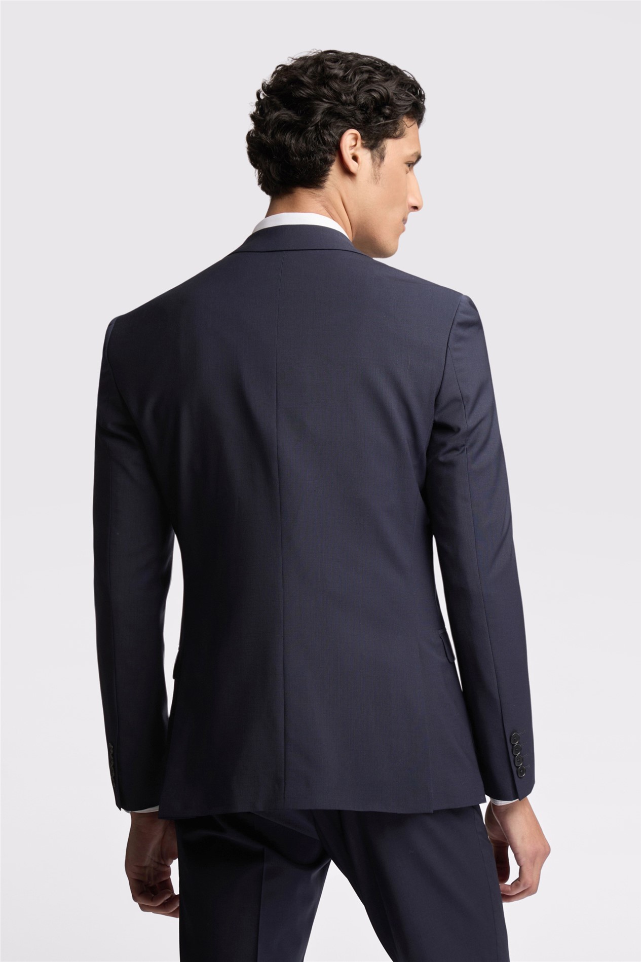 Ted Baker Slim Fit Navy Panama Jacket