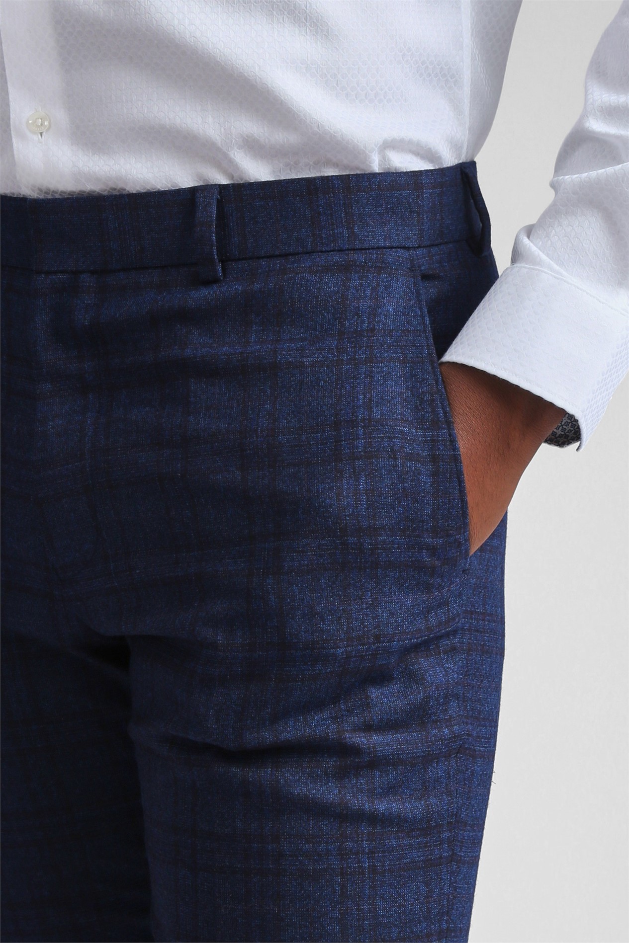  Slim Fit Munro Check Trousers