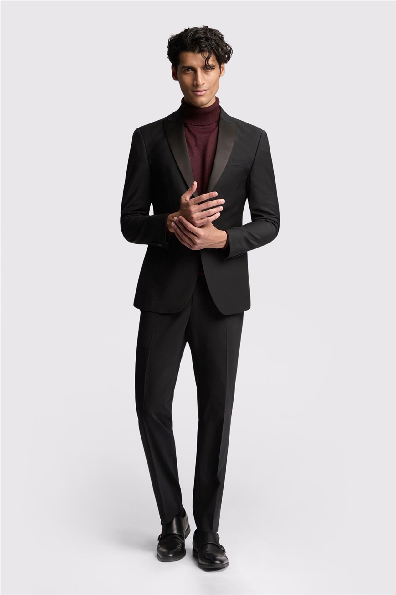 Ted Baker Slim Fit Black Tuxedo Suit Jacket