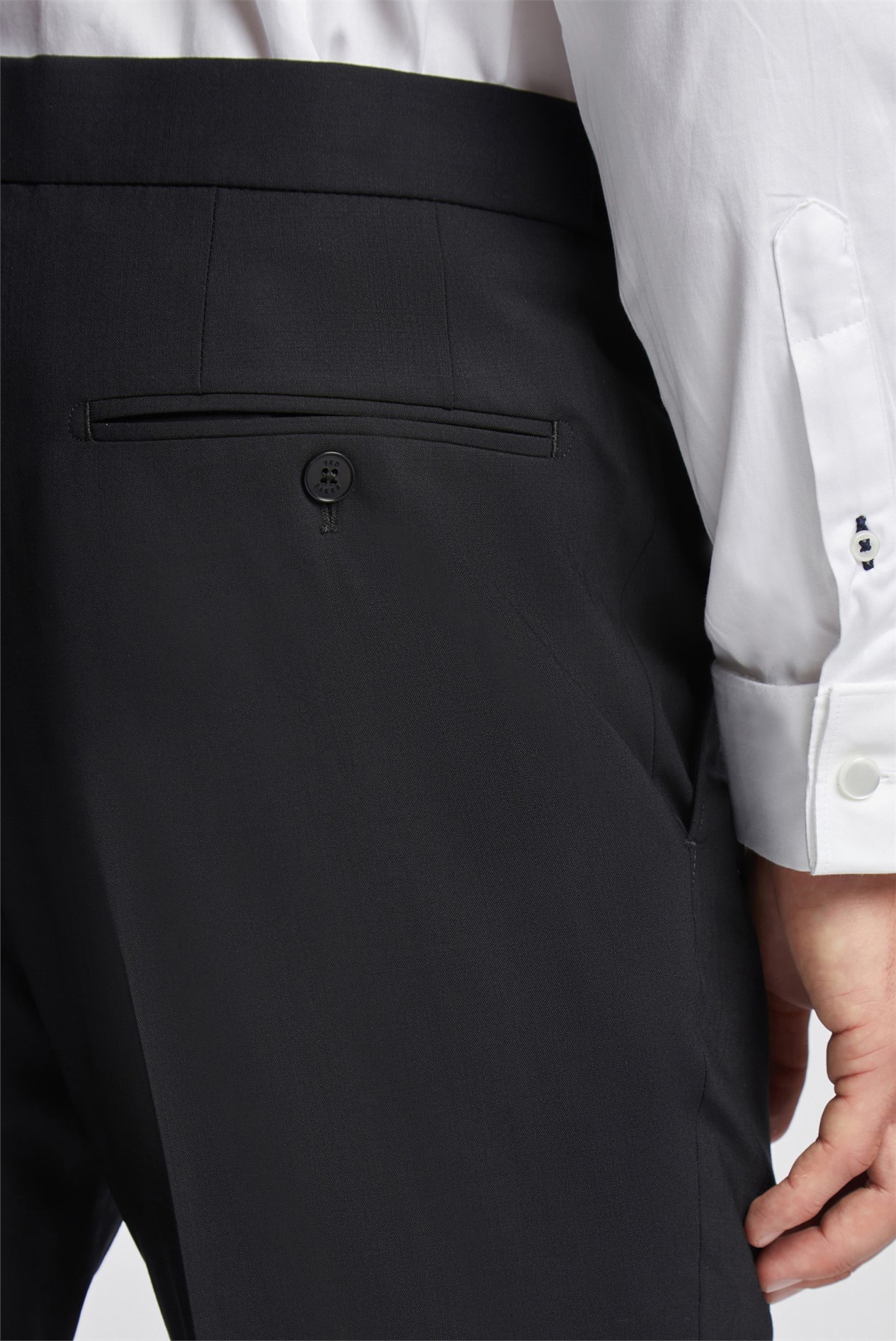 Ted Baker Slim Fit Black Tuxedo Suit Trousers