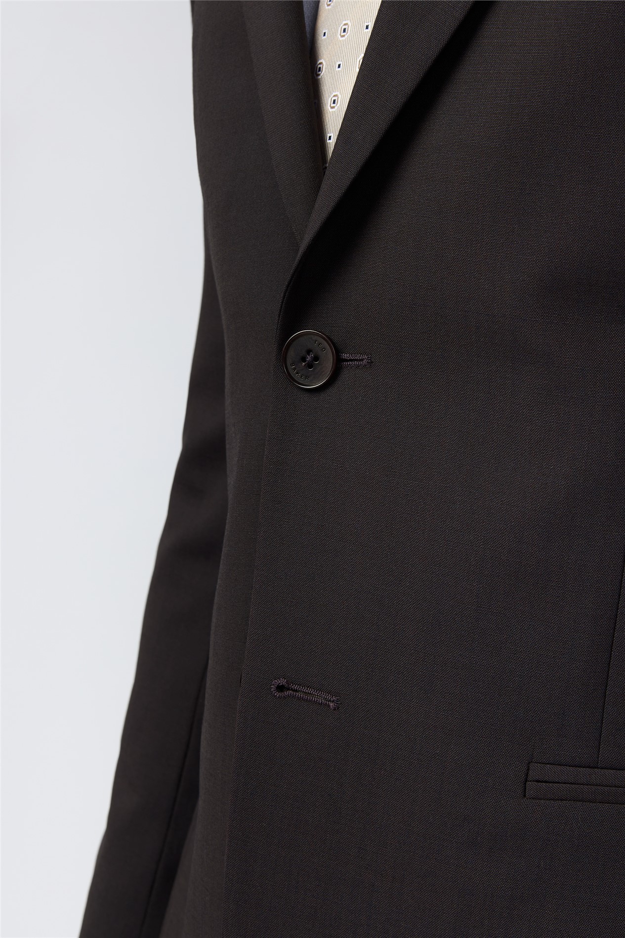 Ted Baker Slim Fit Alben Midnight Plum Tonic Jacket