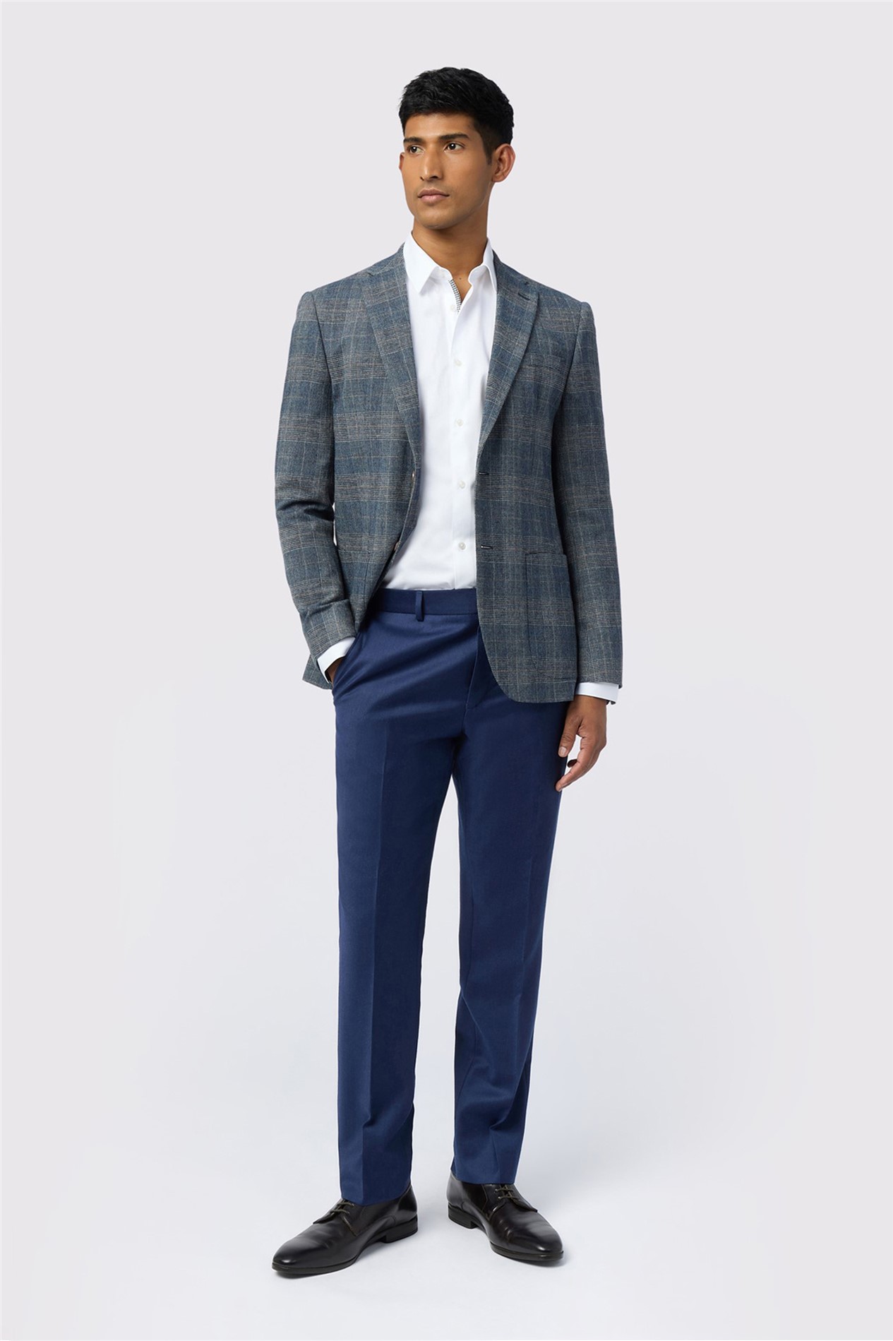Ted Baker Slim Fit Galvin Blue Check Blazer