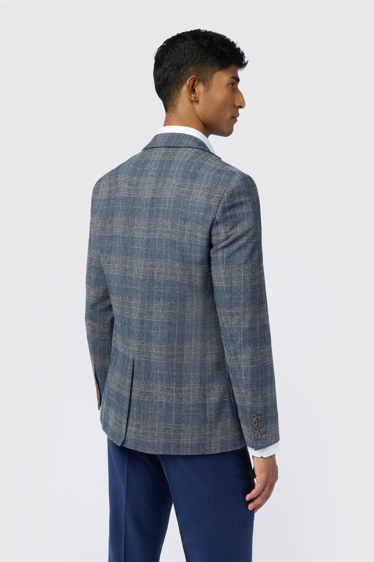 Ted Baker Slim Fit Galvin Blue Check Blazer