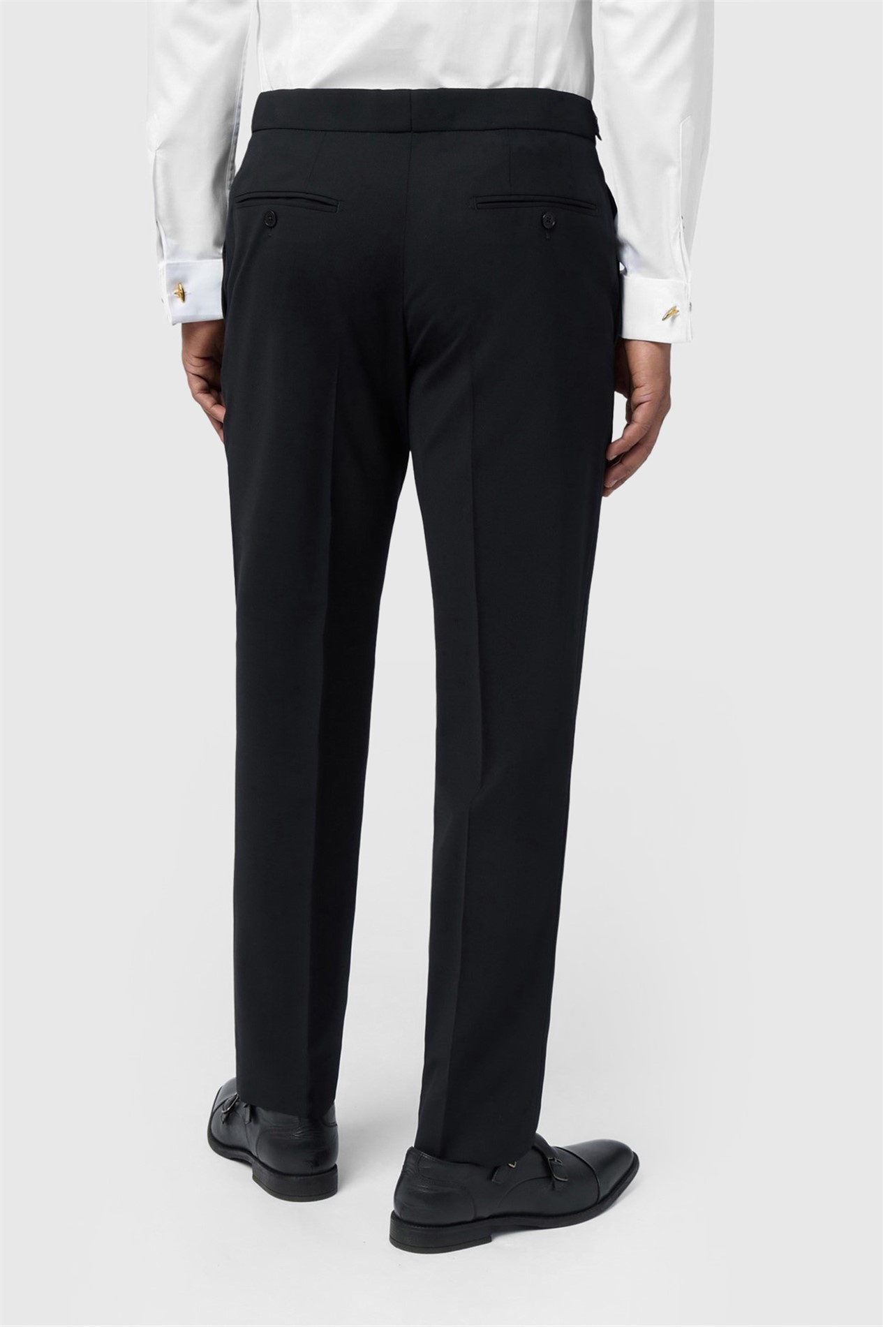 Ted Baker Slim Fit Black Tuxedo Trousers