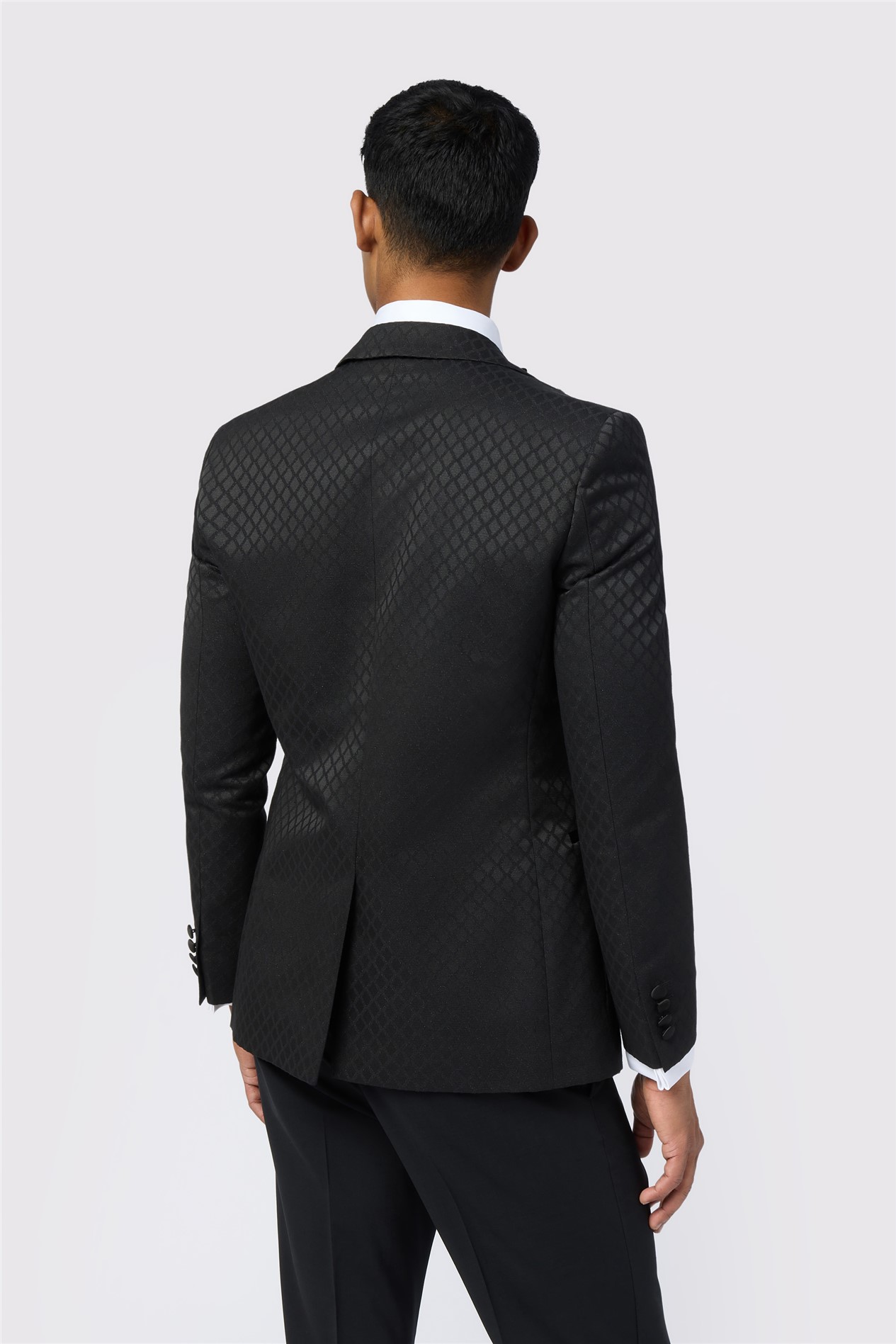Ted Baker Slim Fit Sabine Black Diamond Jacquard Jacket