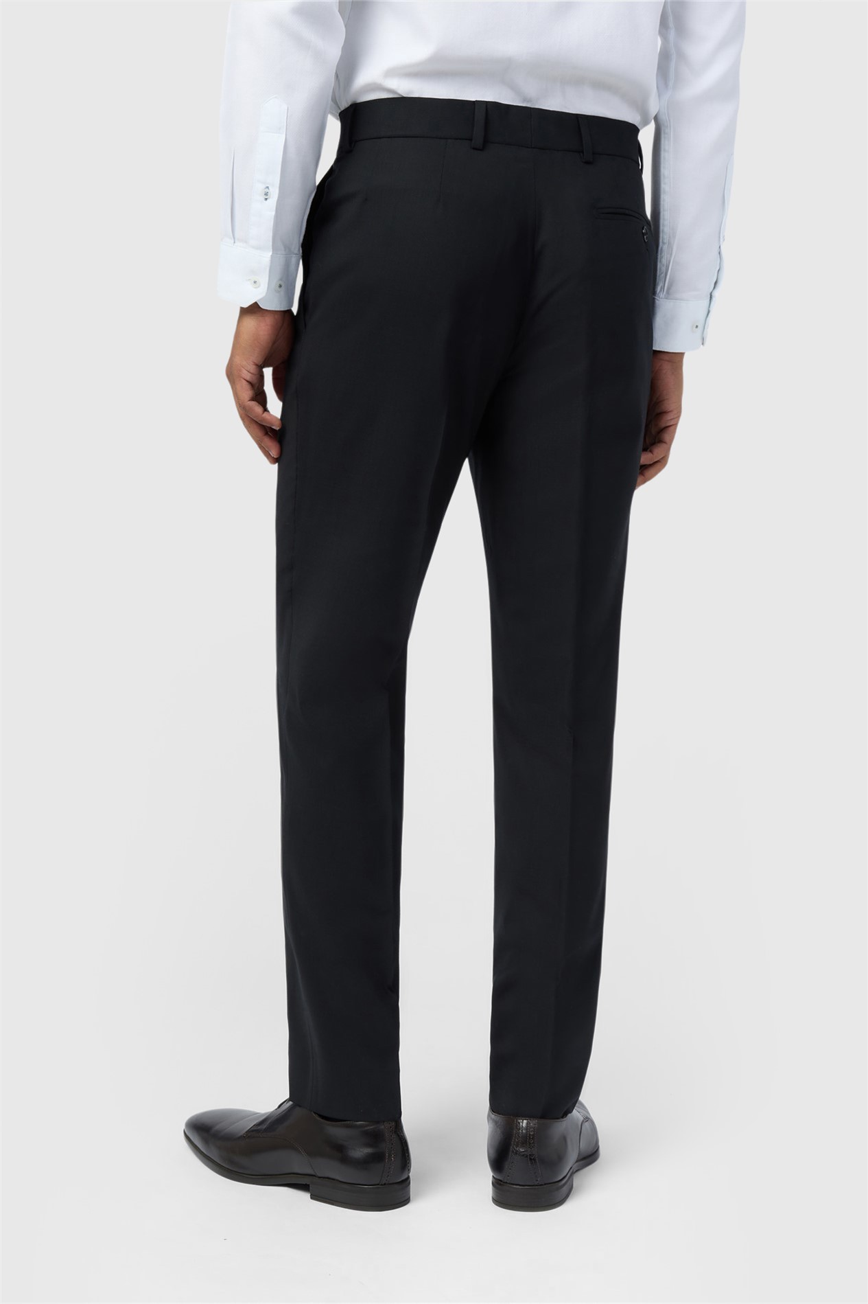 Ted Baker Slim Fit Performance Black Panama Trousers

