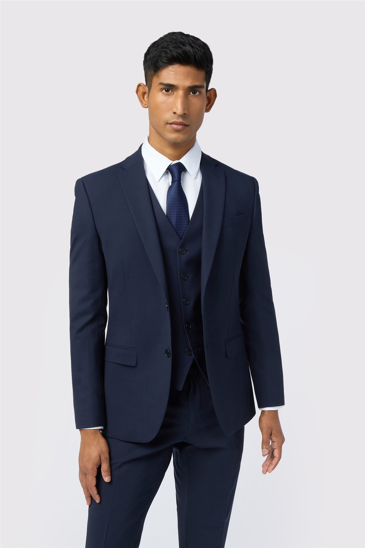 Ted Baker Slim Fit Performance Navy Panama Jacket
