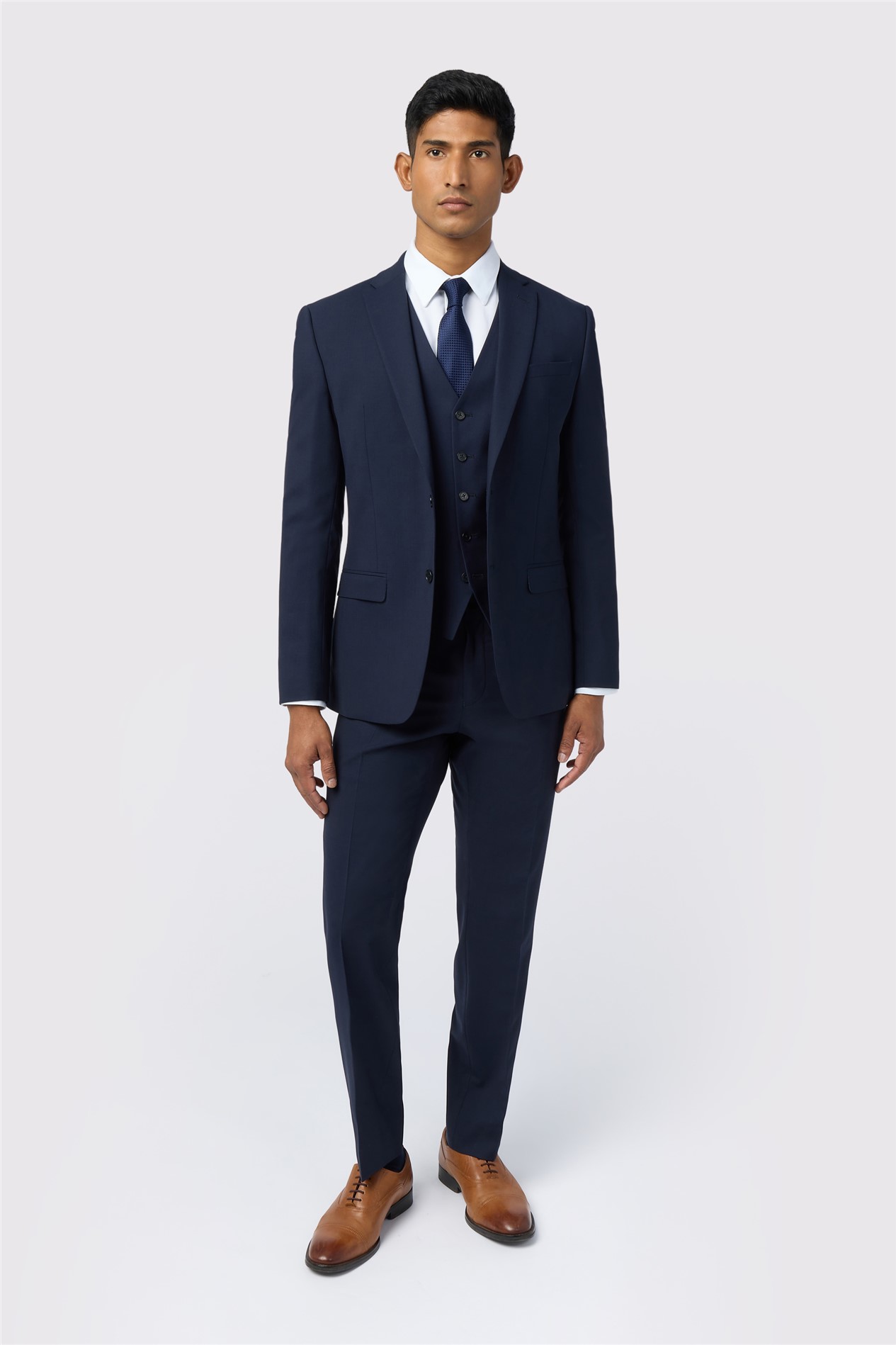 Ted Baker Slim Fit Performance Navy Panama Jacket

