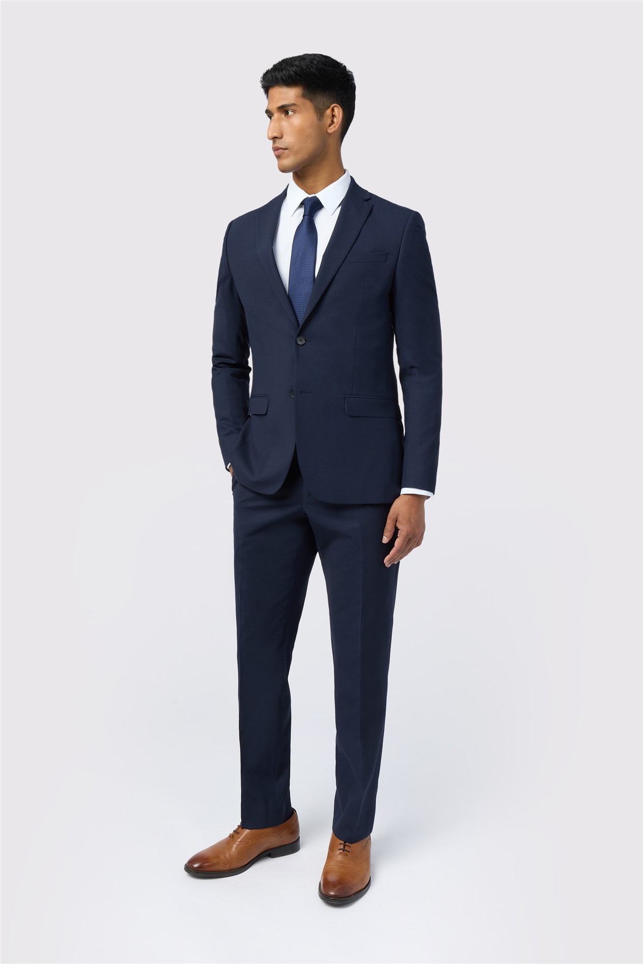 Ted Baker Slim Fit Performance Navy Panama Jacket

