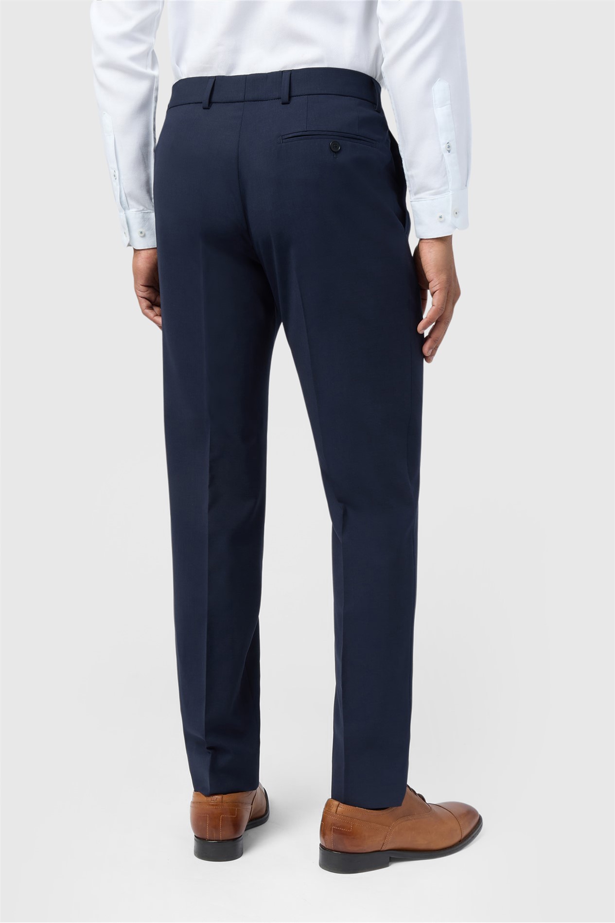 Ted Baker Slim Fit Performance Navy Performance Panama Trousers
