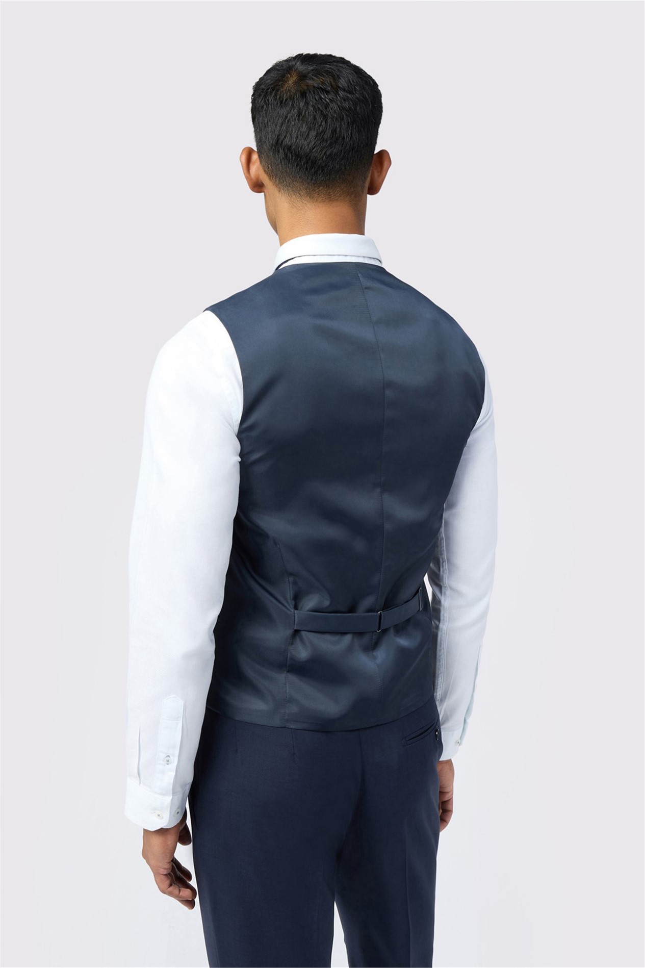Ted Baker Slim Fit Navy Performance Panama Waistcoat
