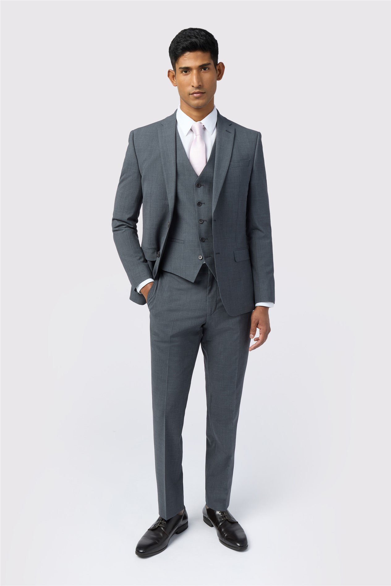 Ted Baker Slim Fit Performance Charcoal Panama Jacket

