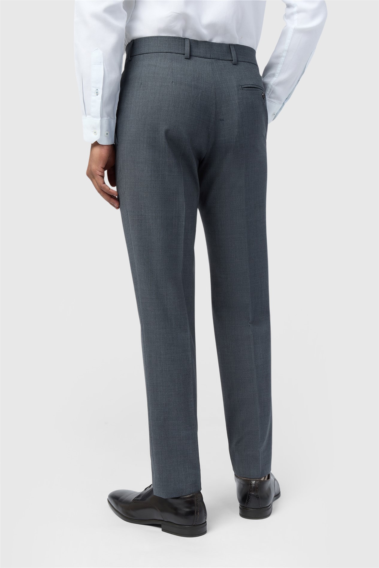 Ted Baker Slim Fit Performance Charcoal Panama Trousers
