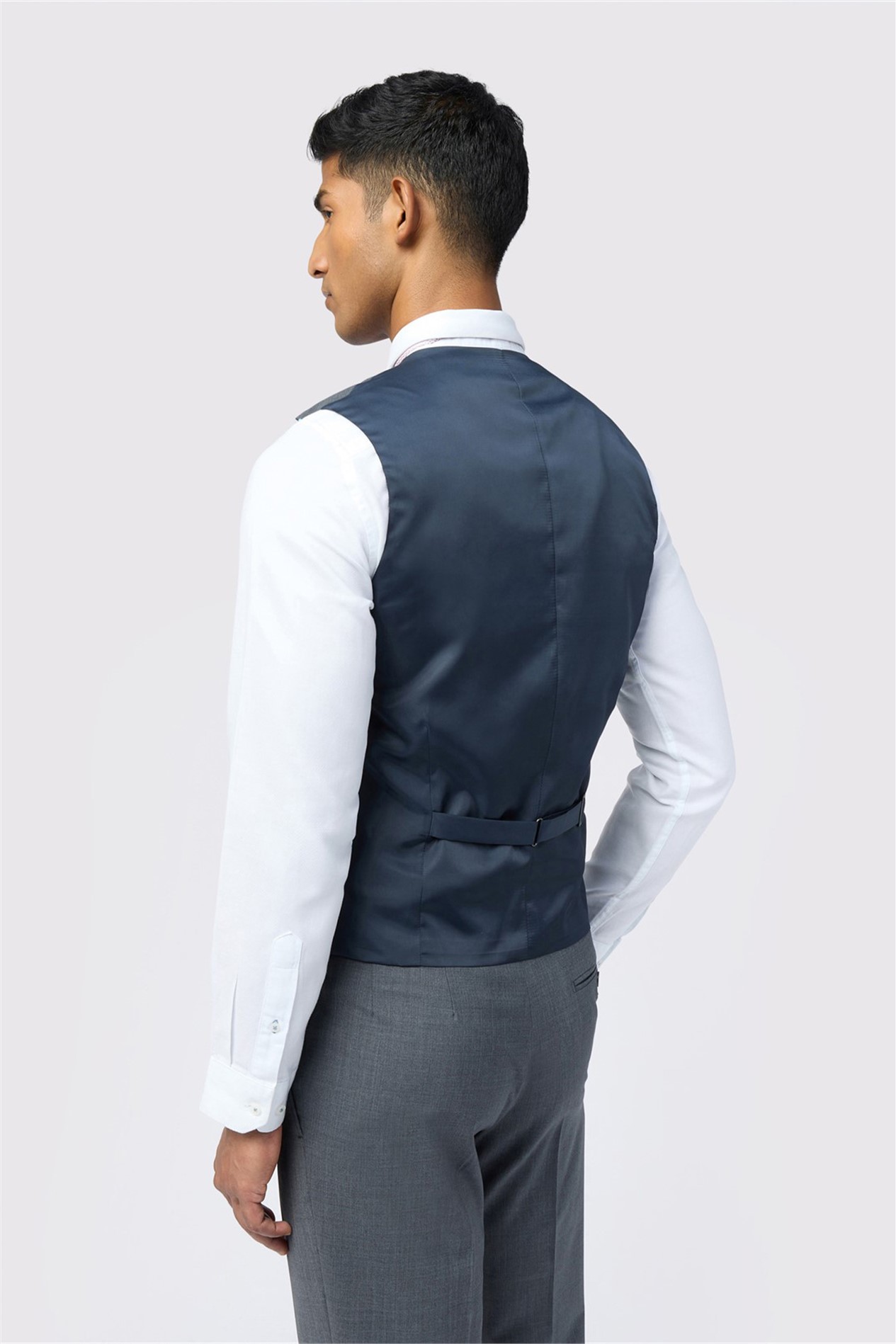 Ted Baker Slim Fit Performance Charcoal Panama Waistcoat
