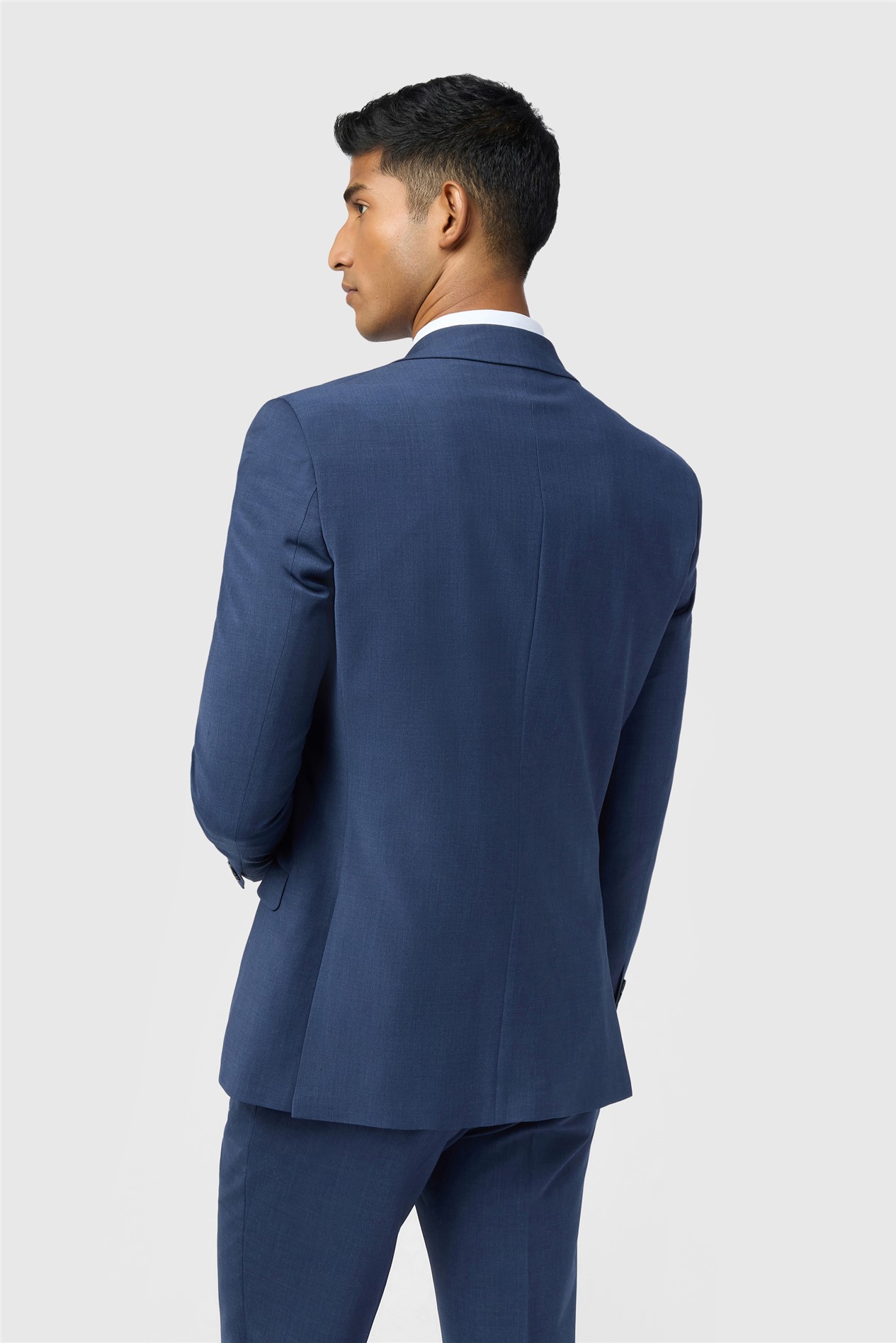 Ted Baker Slim Fit Performance Blue Panama Jacket
