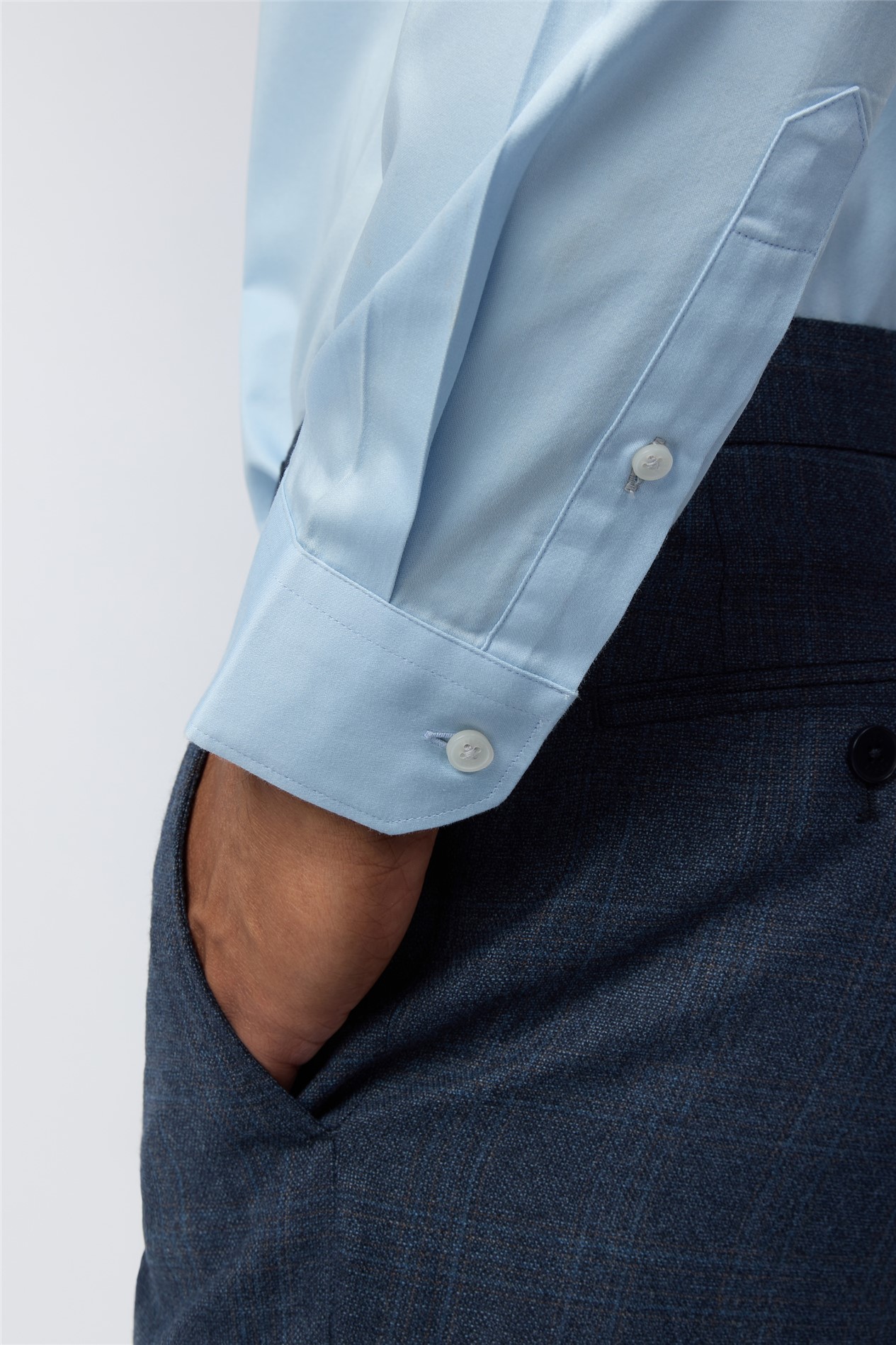 Ted Baker Slim Fit Felix Blue Stretch Shirt

