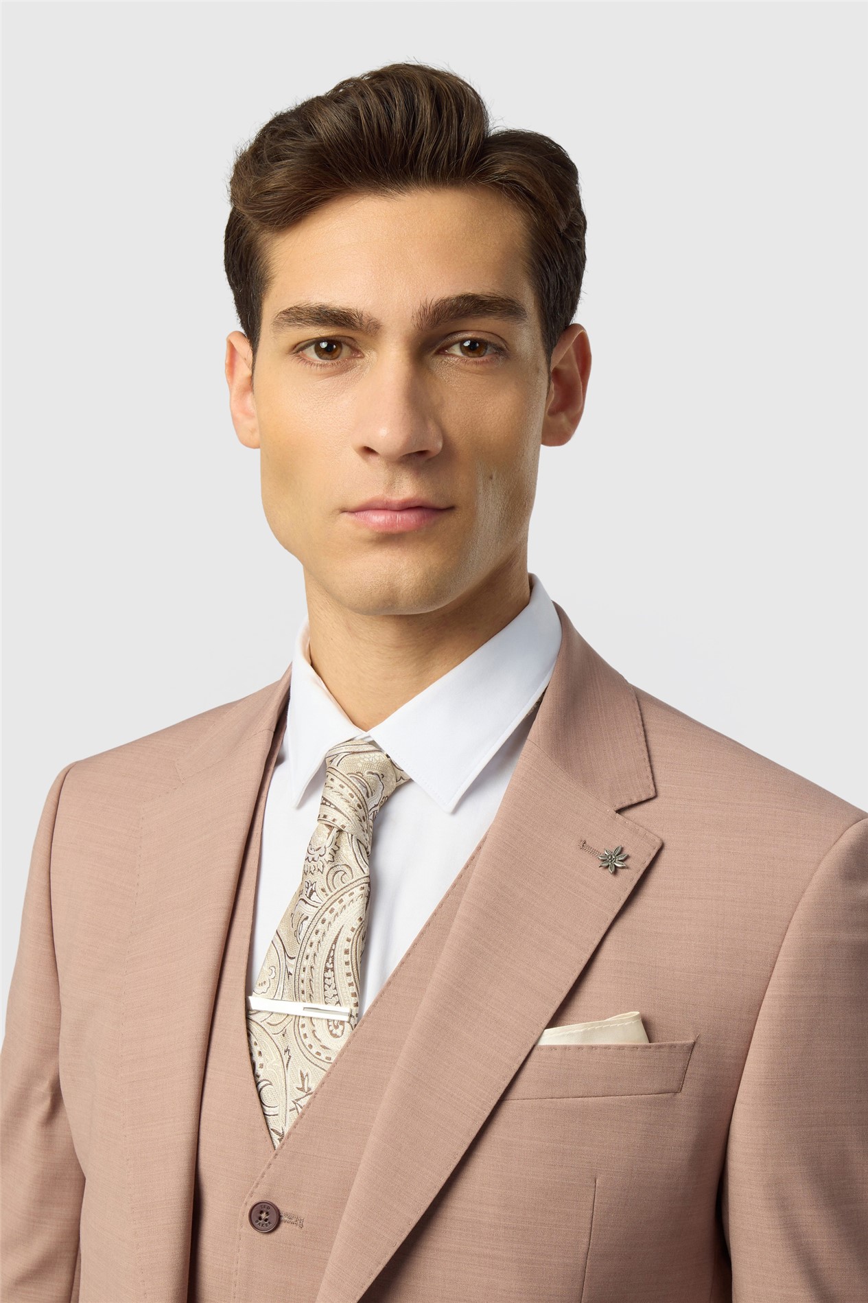 Ted Baker Slim Fit Dark Pink Panama Jacket