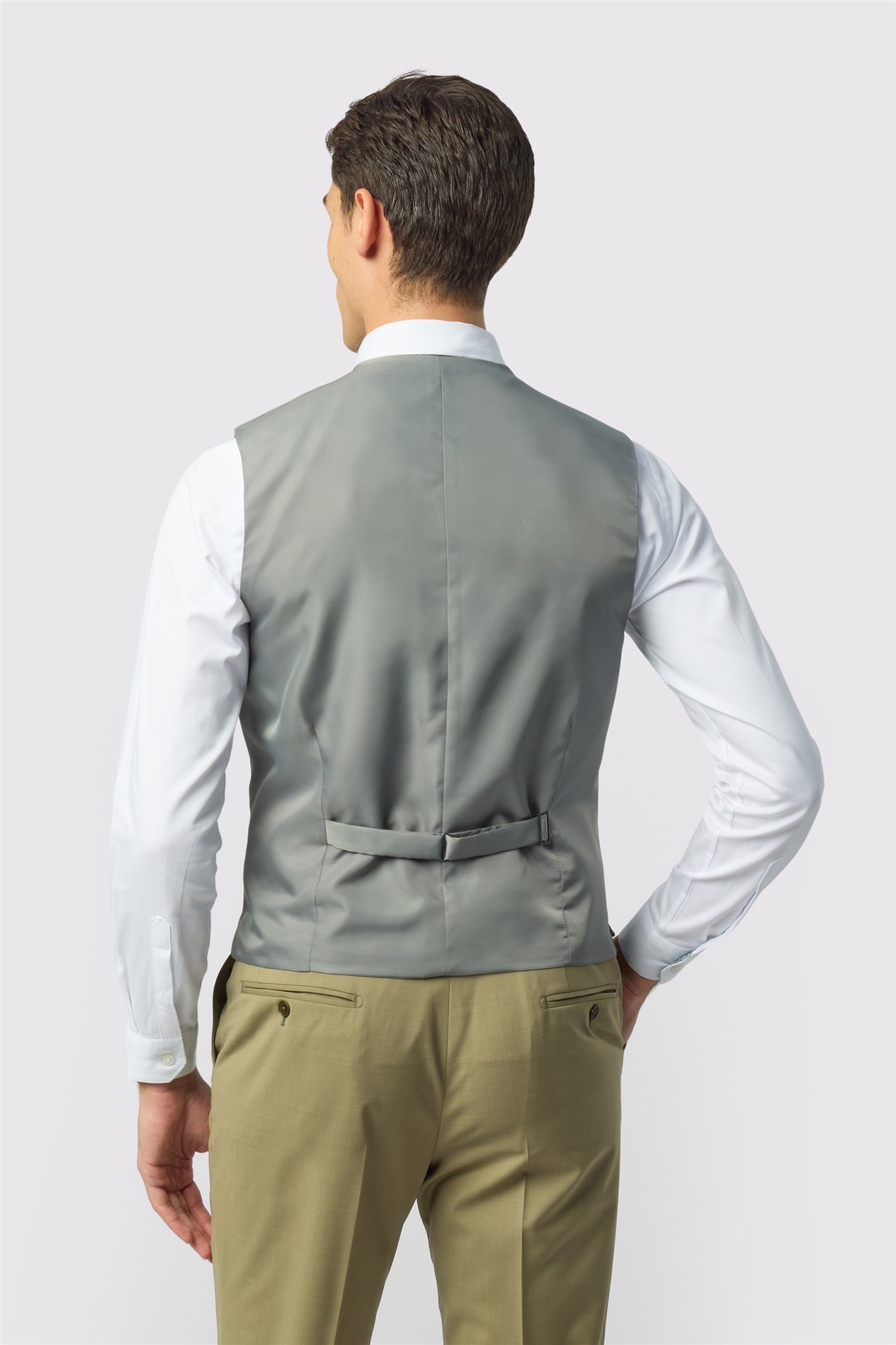 Ted Baker Slim Fit Olive Panama Waistcoat