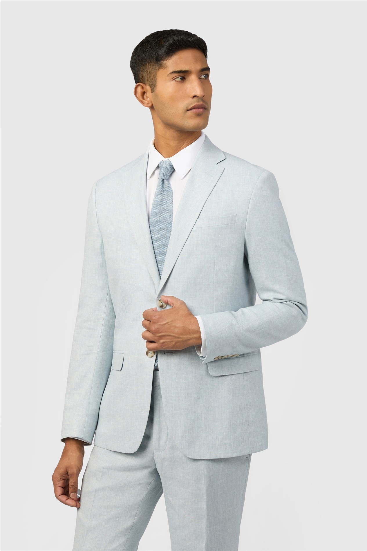 Ted Baker Slim Fit Hamlin Airforce Linen Jacket