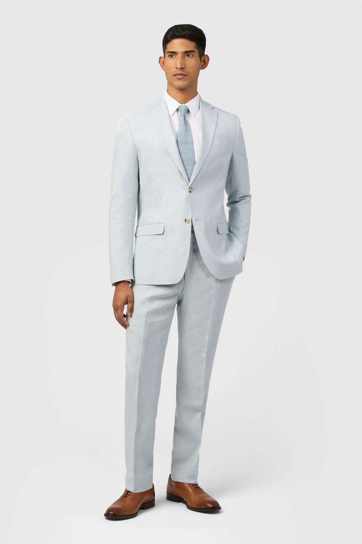 Ted Baker Slim Fit Hamlin Airforce Linen Jacket
