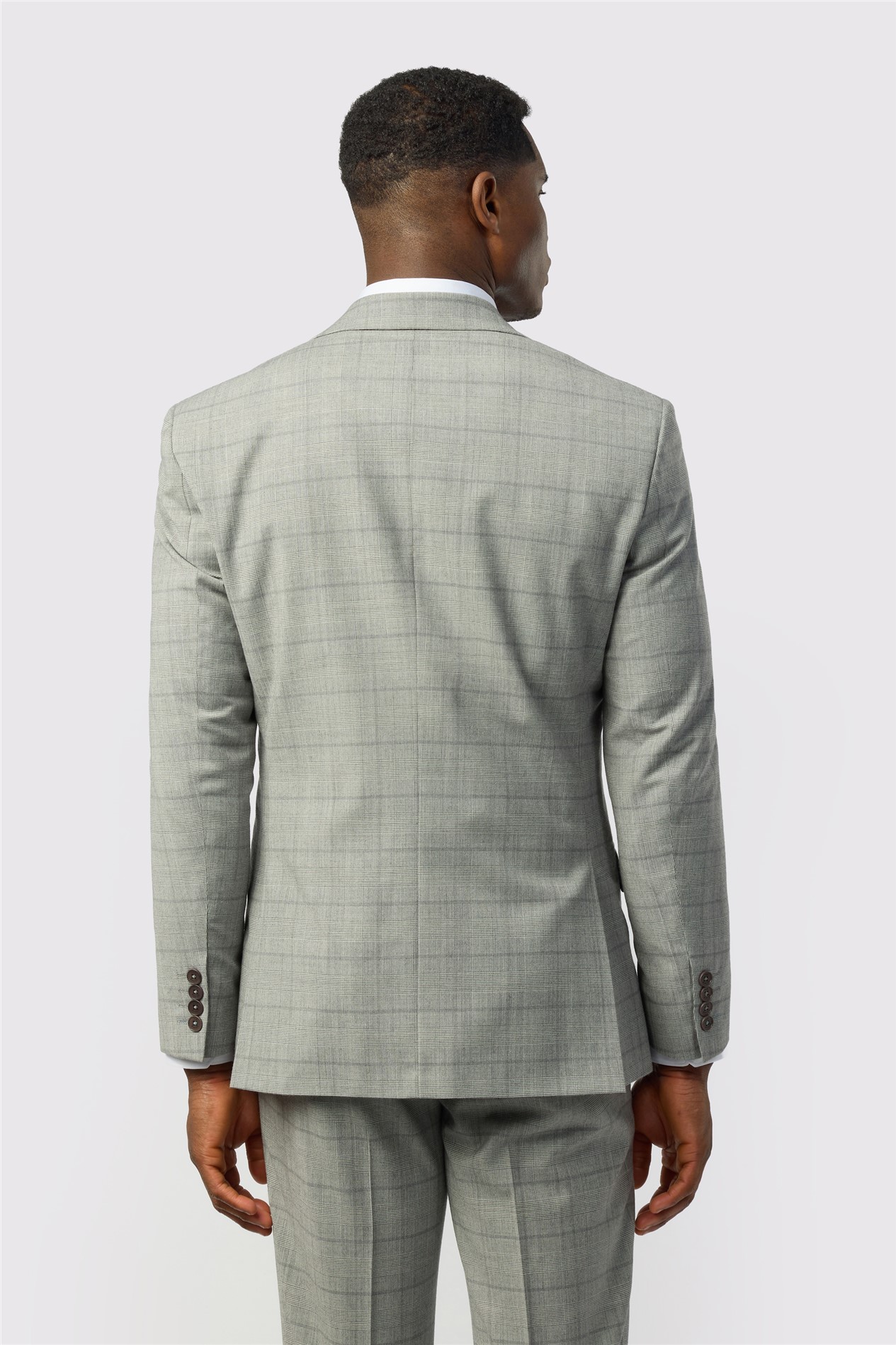 Ted Baker Slim Fit Grey Check Jacket