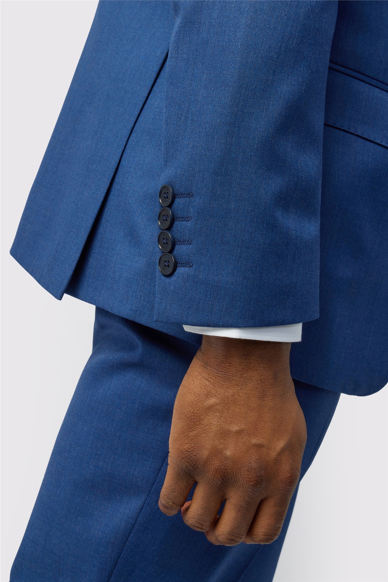 Ted Baker Tailored Fit Super 110s Blue Twill Jacket