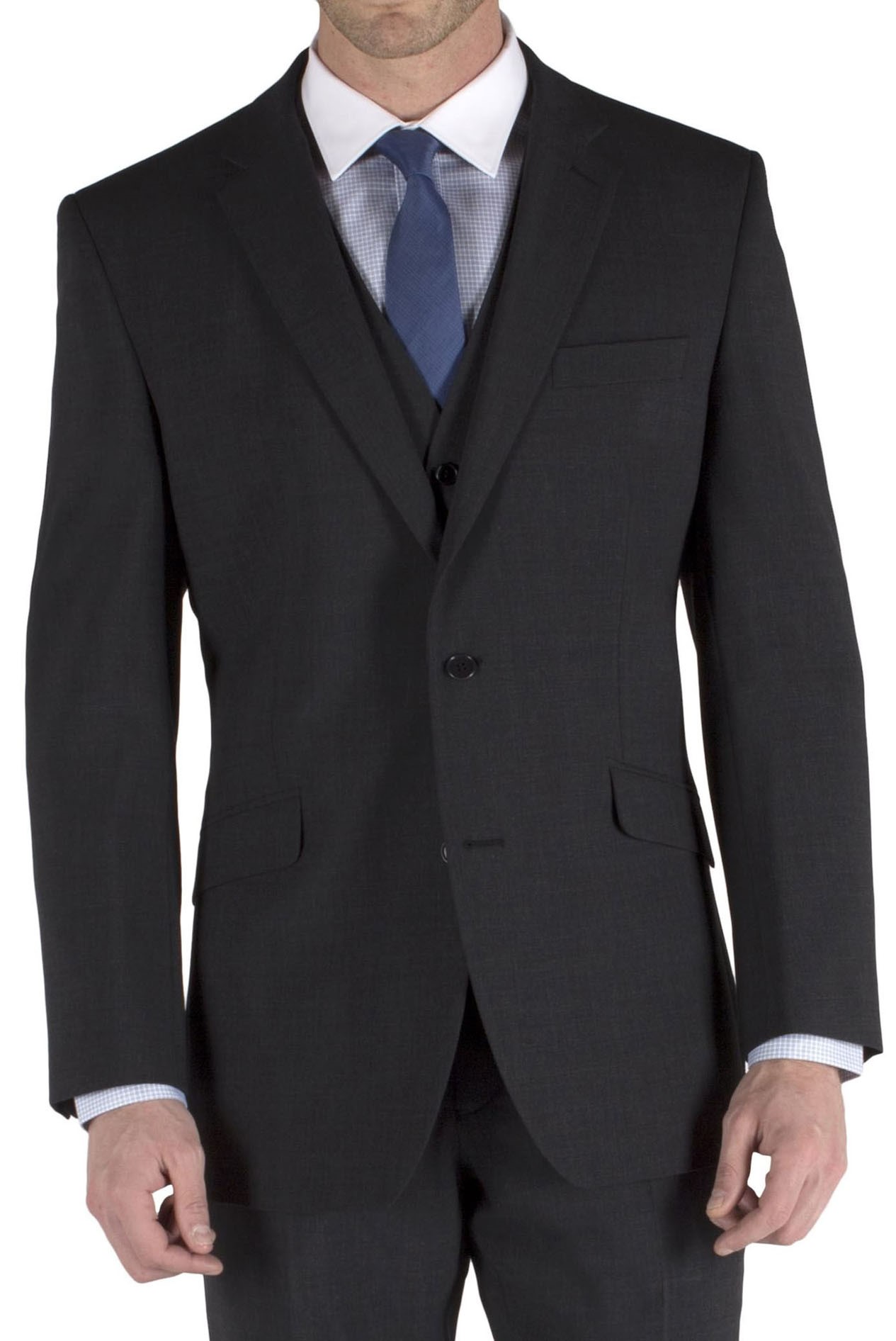 Tom English Charcoal Bengaline Suit | Suit Direct