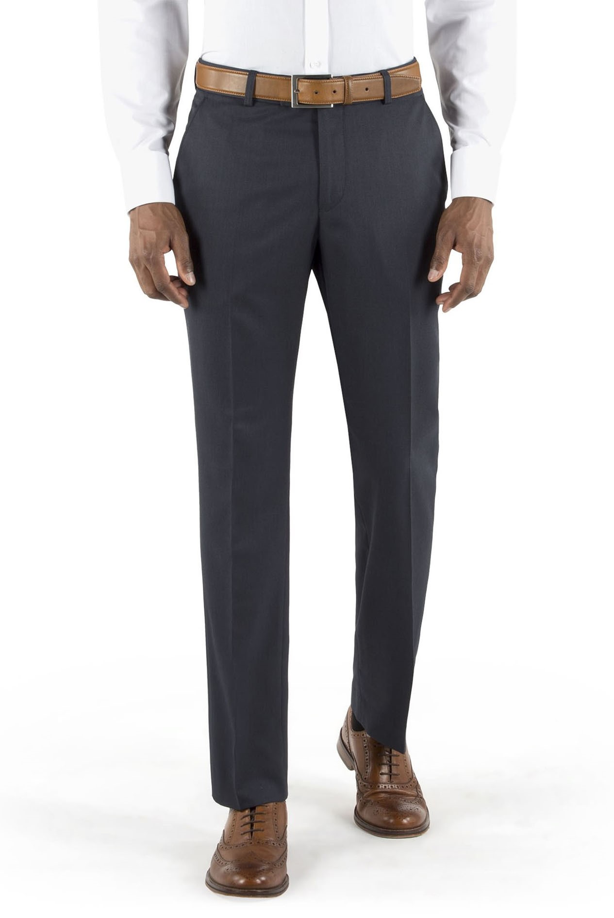 tom english blue micro design trouser suit direct tom english designer